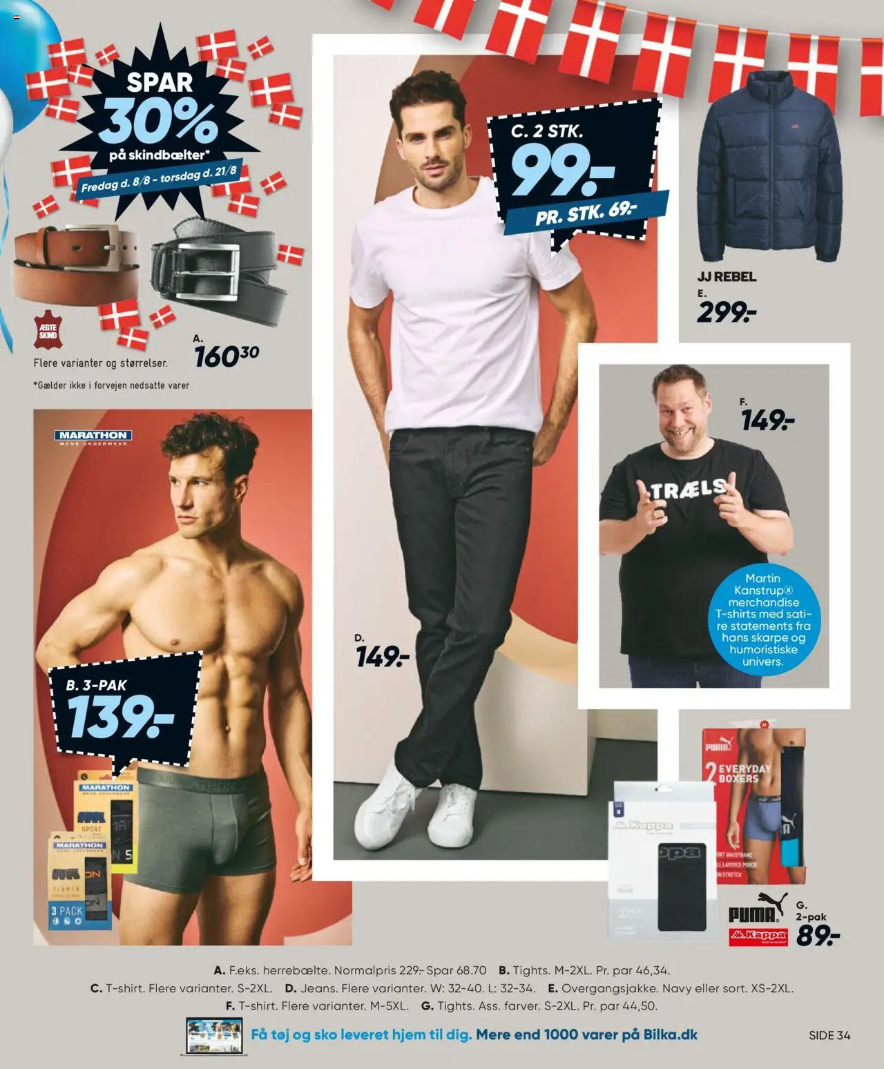 Bilka Tilbudsavis gyldig fra 08.08.2025 | Side: 57 | Produkter: Sko, Tøj