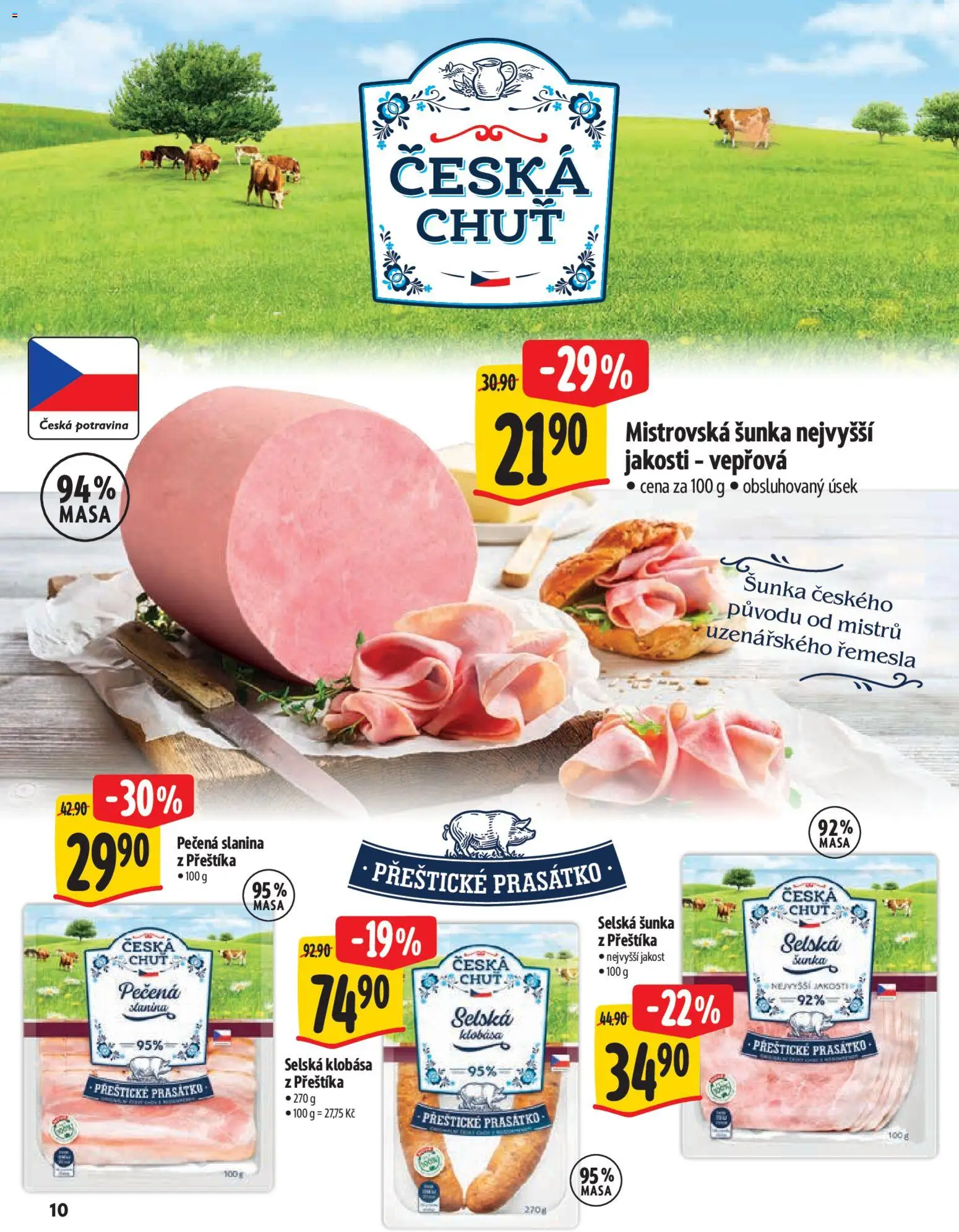Albert katalog - Supermarket - Delikatesy od 03.12.2025 | Strana: 10 | Produkty: Šunka, Klobása, Slanina