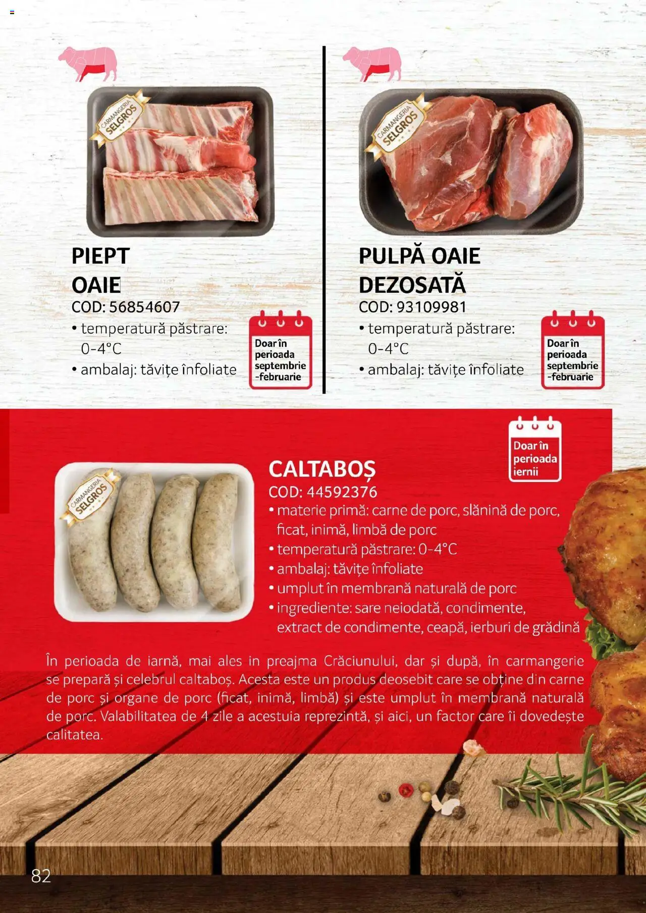 Noul catalog Selgros – valabil de la 27.04.2023 | Pagină: 82 | Produse: Semințe, Carne De Porc, Cereale, Sare