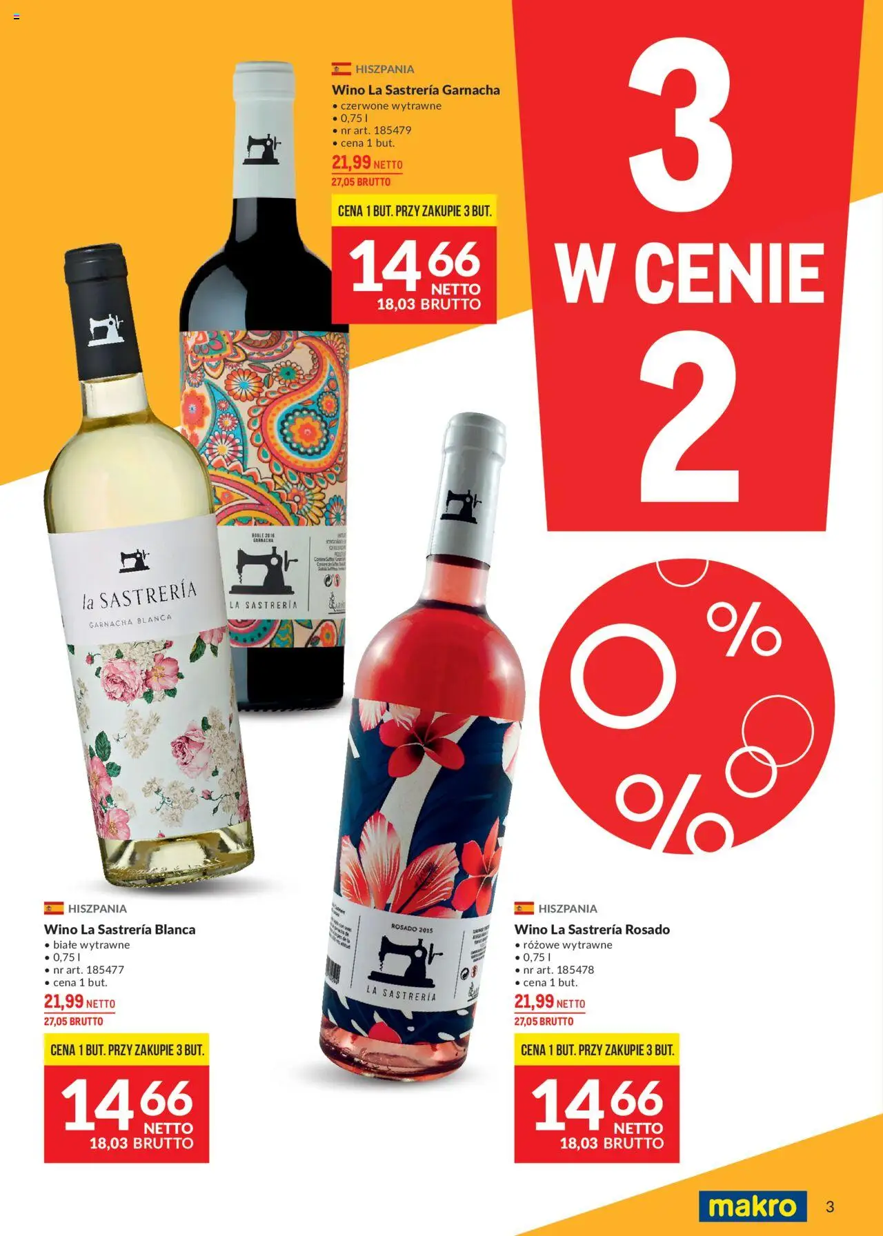 Makro Gazetka - Smak Chill&Fun od 01.08.2025 | Strona: 3 | Produkty: Wino