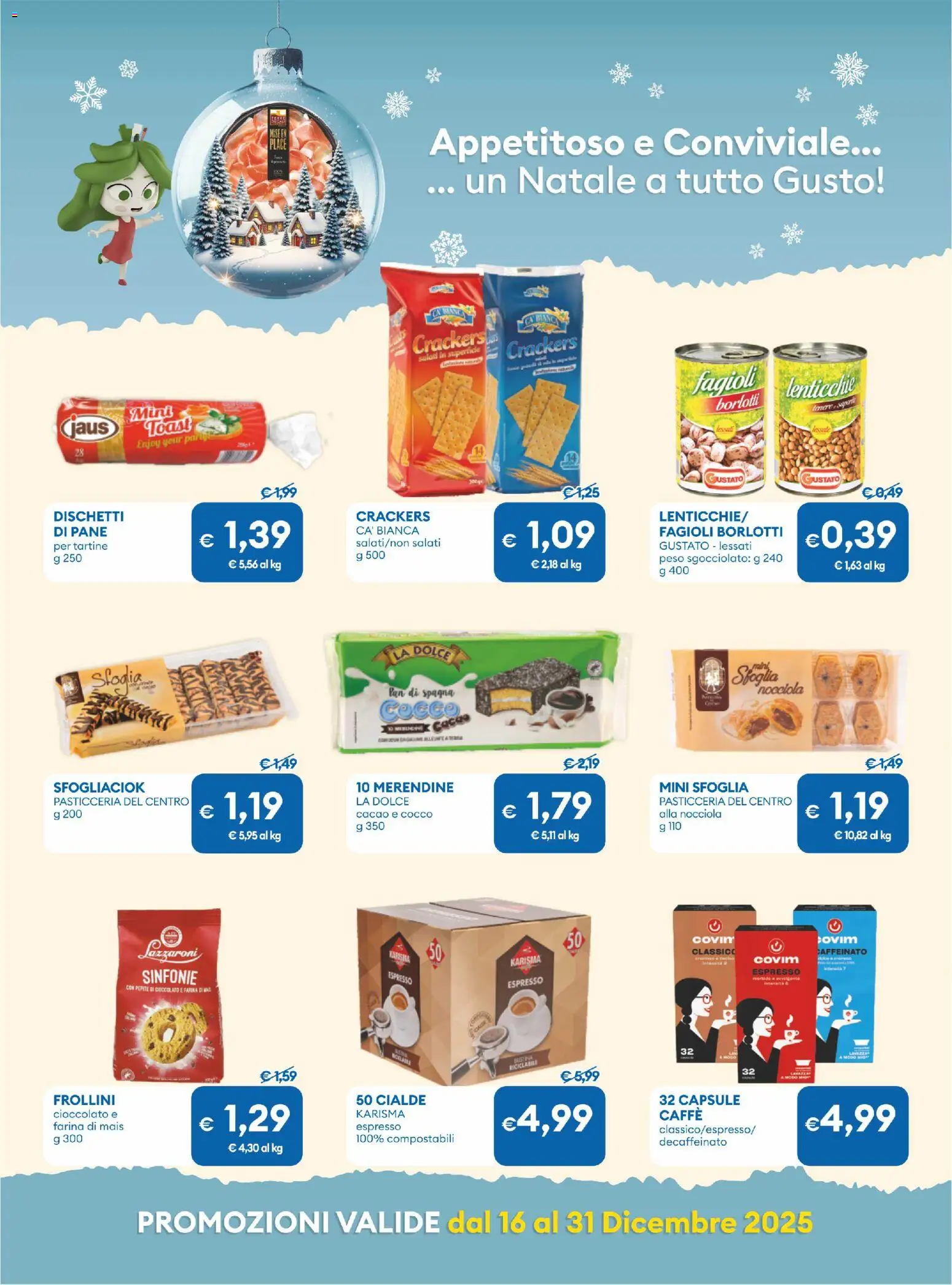 Volantino MD Discount del 16.12.2025 | Pagina: 18 | Prodotti: Caffè, Farina, Cocco, Cacao