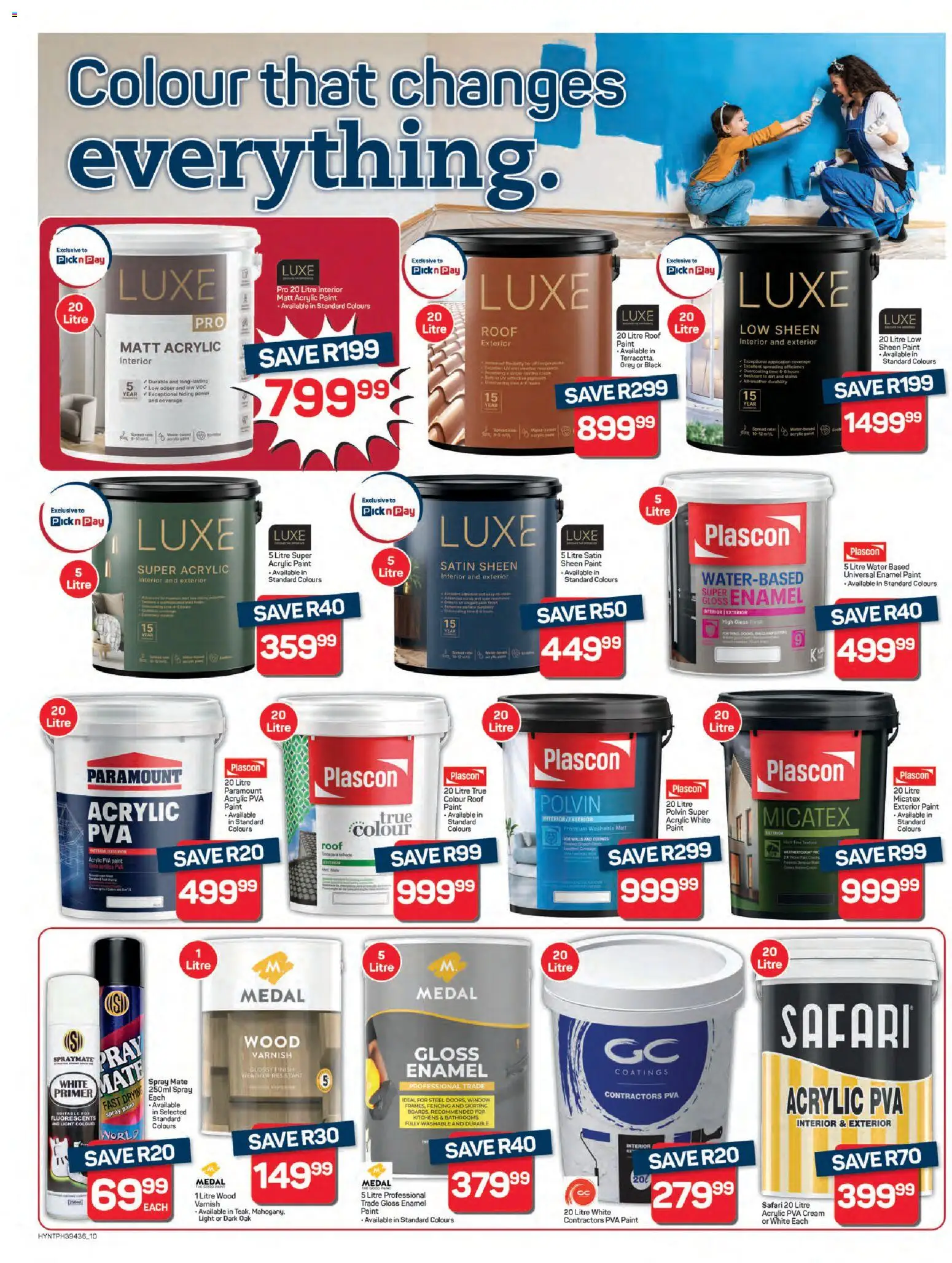 New Pick n Pay catalogue – valid from 22.01.2026 | Page: 10 | Products: Primer, Gloss, Paint, Polvin