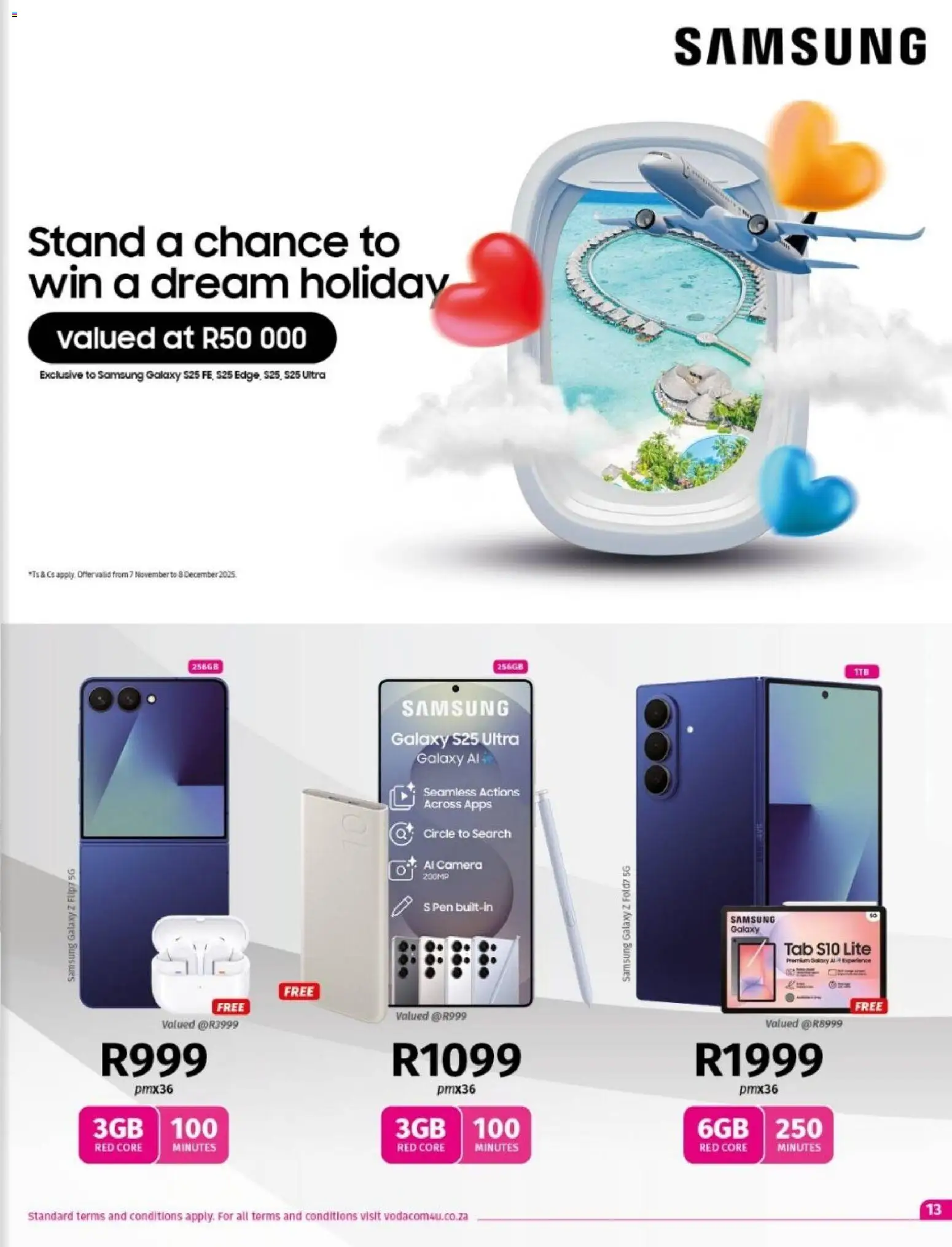 New Vodacom catalogue – valid from 04.11.2025 | Page: 13 | Products: Camera, Pen