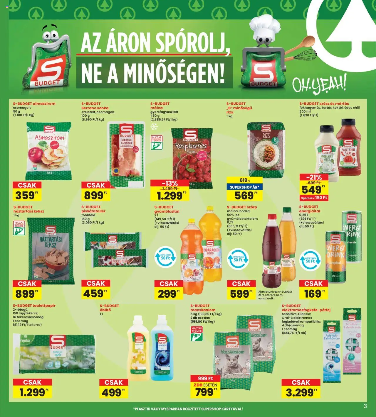 Interspar akciós ujság - amely érvényes a következő dátumtól: 19.06.2025 | Oldal: 3 | Termékek: Chili, Chips, Serrano sonka, Só