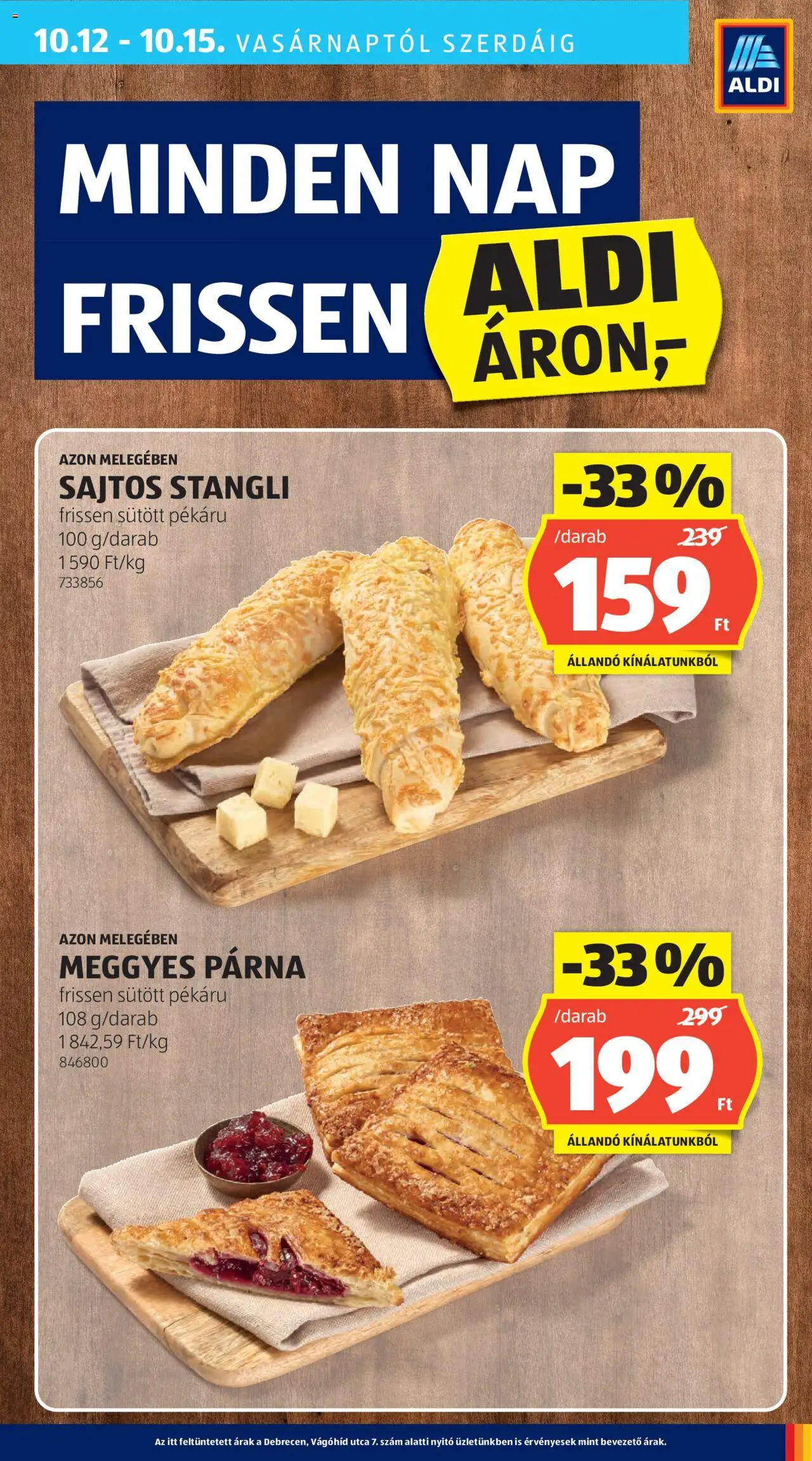 Aldi akciós ujság - amely érvényes a következő dátumtól: 09.10.2025 | Oldal: 25 | Termékek: Stangli, Párna