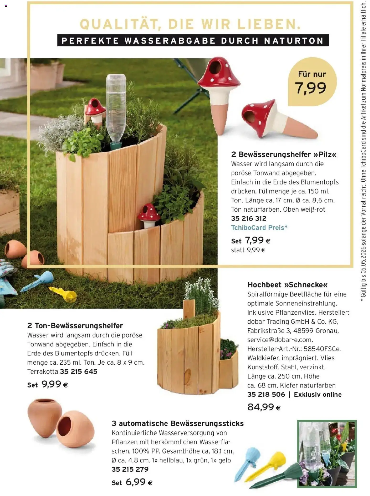 Tchibo Eduscho Tchibo Magazin gültig ab 01.04.2026 | Seite: 17 | Produkte: Wasser