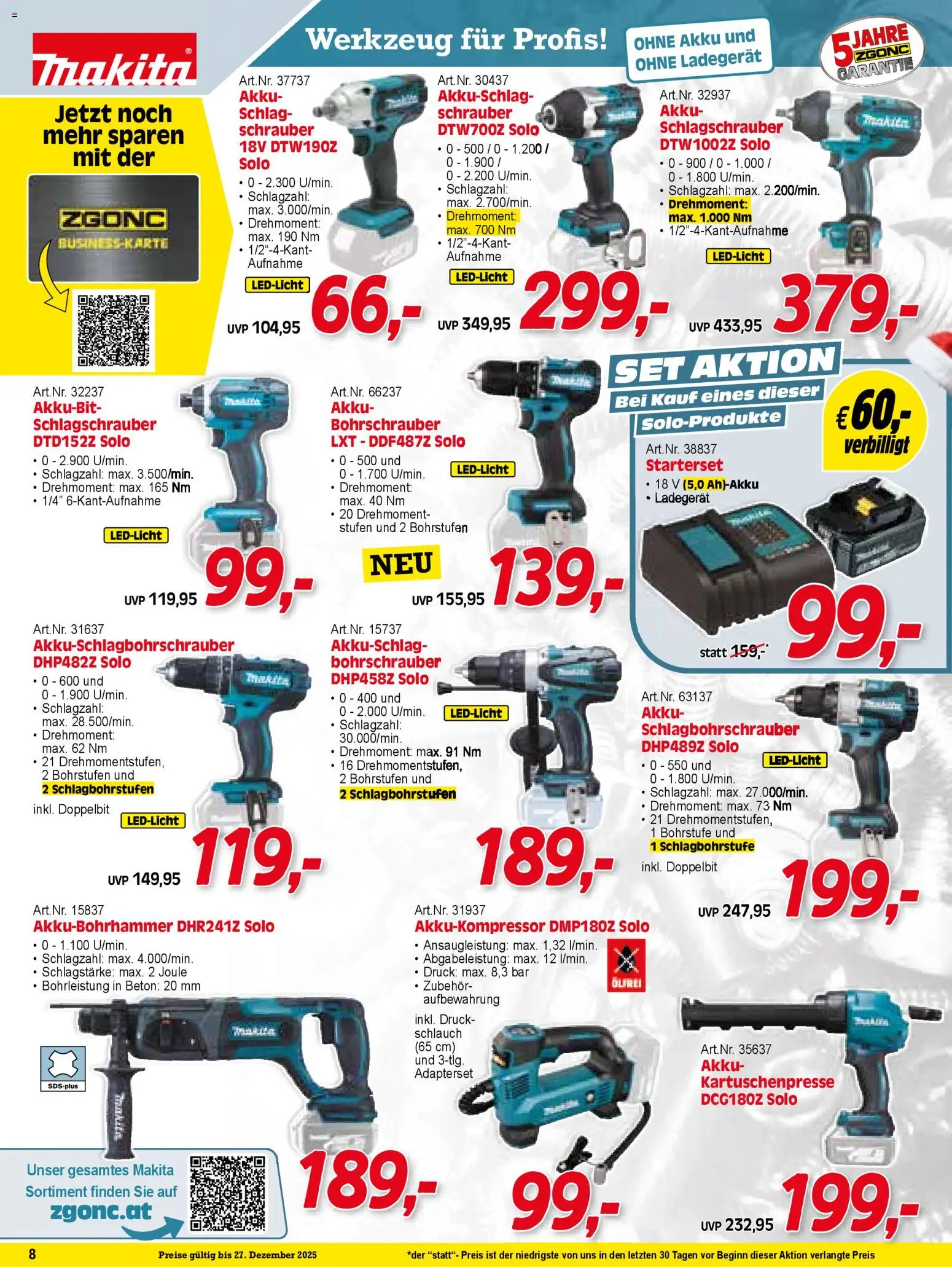 Zgonc - Flugblatt Dezember I 2025 gültig ab 01.12.2025 | Seite: 8