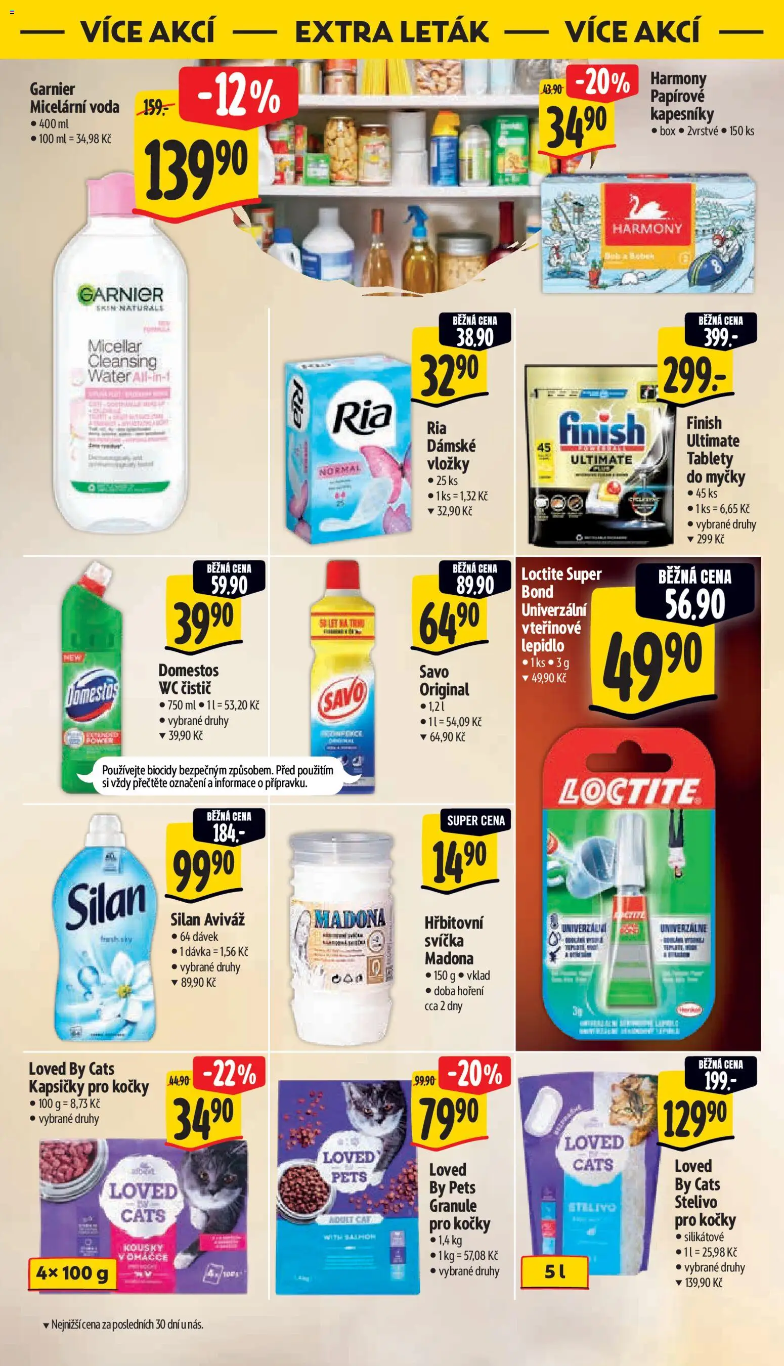 Albert leták - Supermarket od 10.12.2025 | Strana: 44 | Produkty: Box, Granule, Silan, Wc