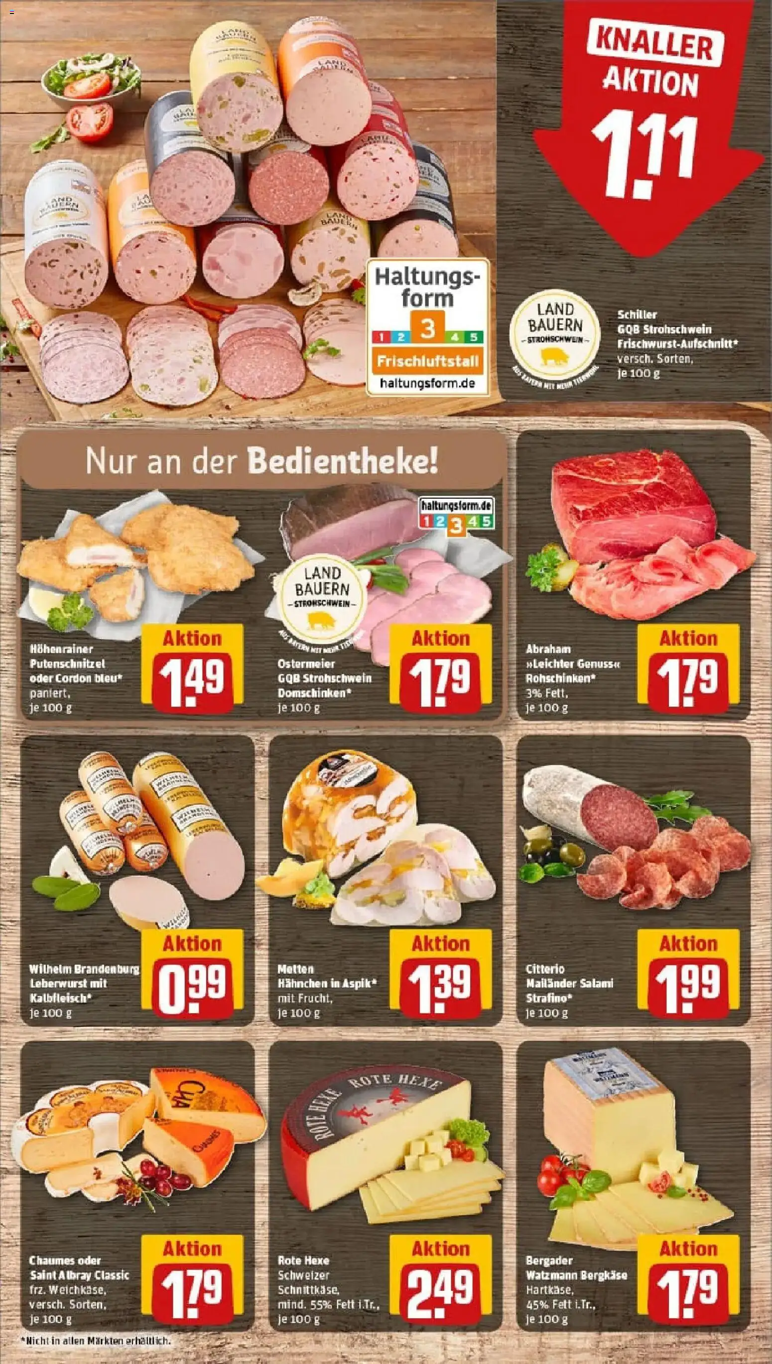 Rewe prospekt Roth	 – gültig ab 26.01.2026 | Seite: 11 | Produkte: Hahnchen, Putenschnitzel, Salami