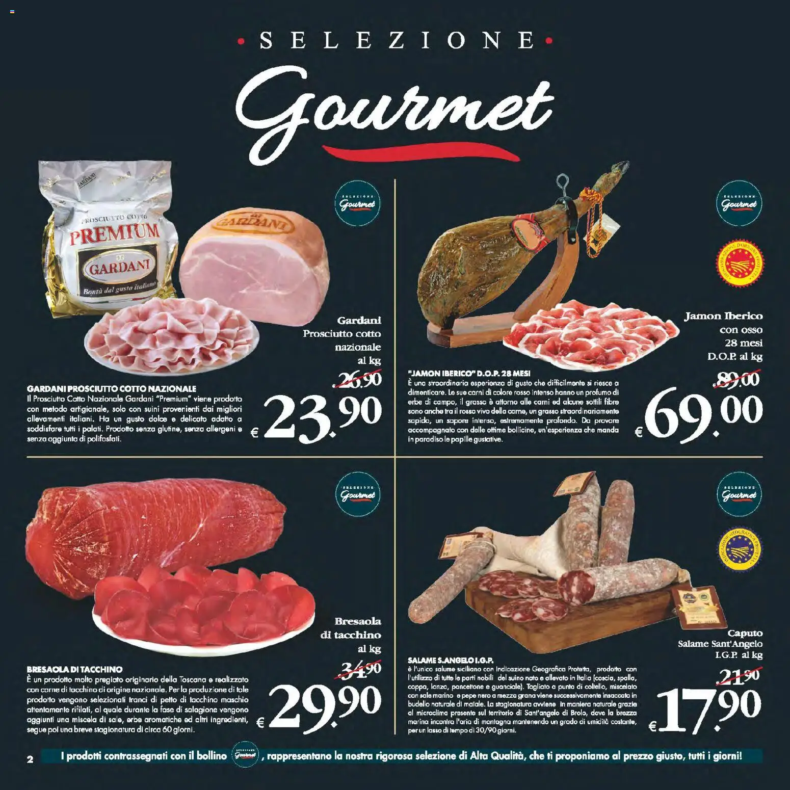Volantino Decò del 23.01.2026 | Pagina: 2 | Prodotti: Salame, Bresaola, Tacchino, Profumo