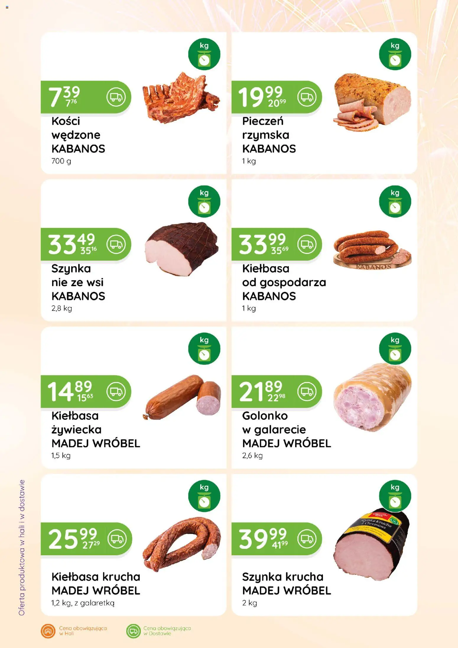 Eurocash Gazetka - Katalog Wędliny od 01.01.2026 | Strona: 26 | Produkty: Kiełbasa, Galaretka, Szynka