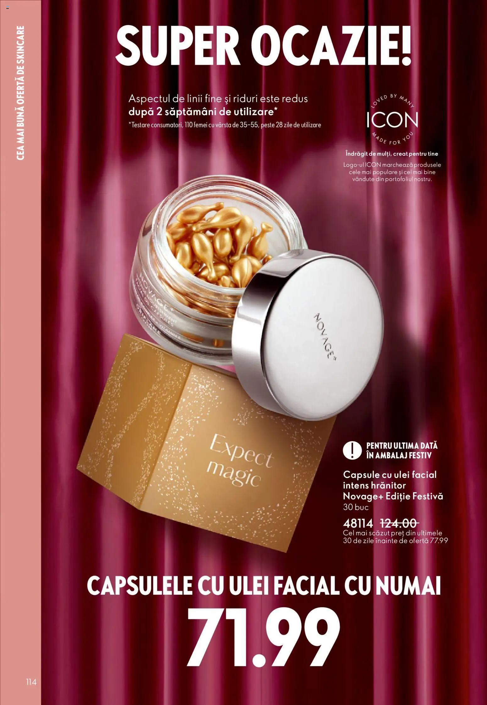 Noul catalog Oriflame – valabil de la 21.01.2026 | Pagină: 114 | Produse: Capsule cu ulei, Ulei, Pește