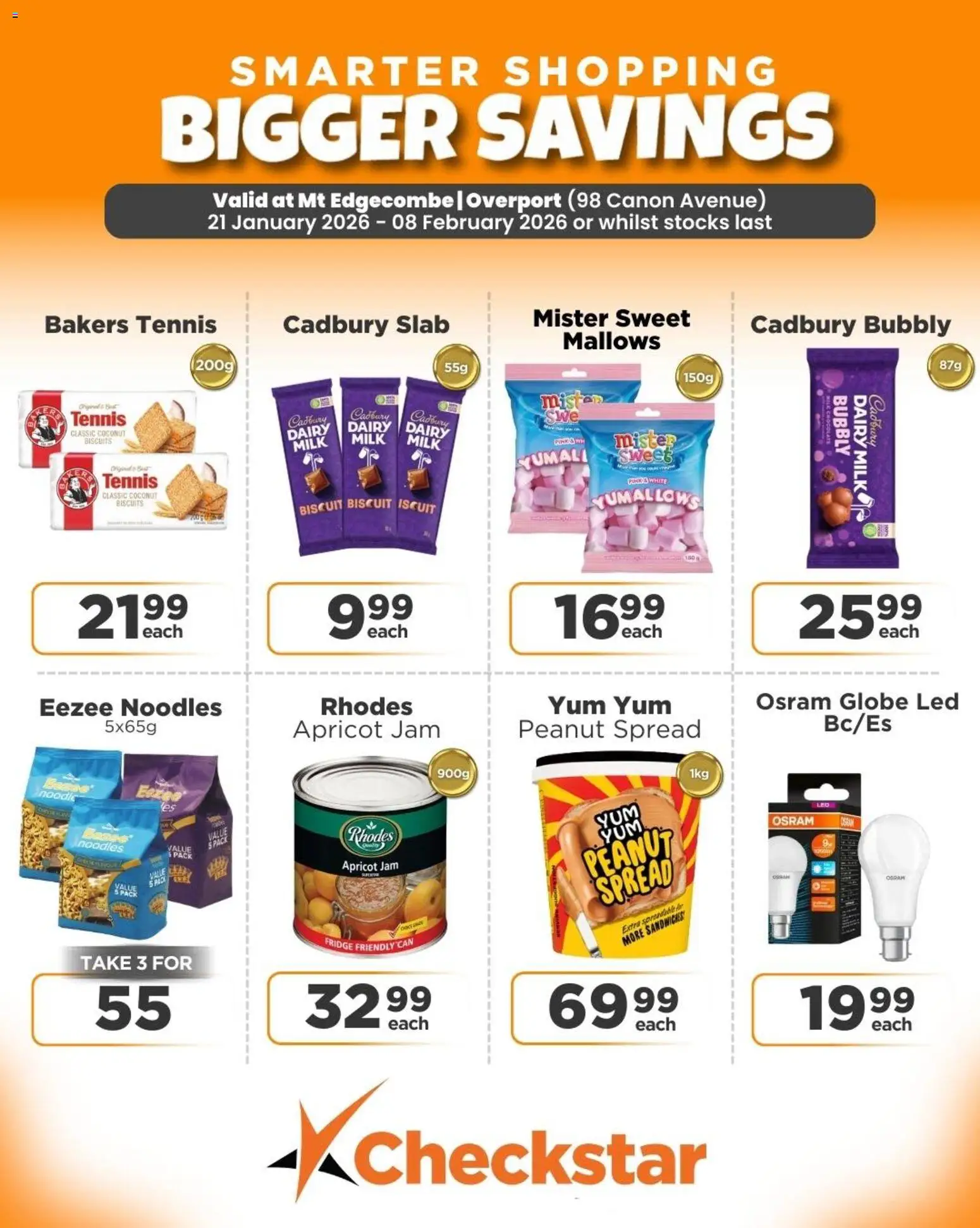 New Check Star catalogue – valid from 21.01.2026 | Page: 10 | Products: Jam, Fridge, Milk, Noodles