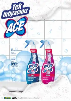 01.03.2026 tarihinden itibaren geçerli olan Metro kataloğu önizlemesi | Sayfa: 26 | Ürünler: Banyo, Kalkan