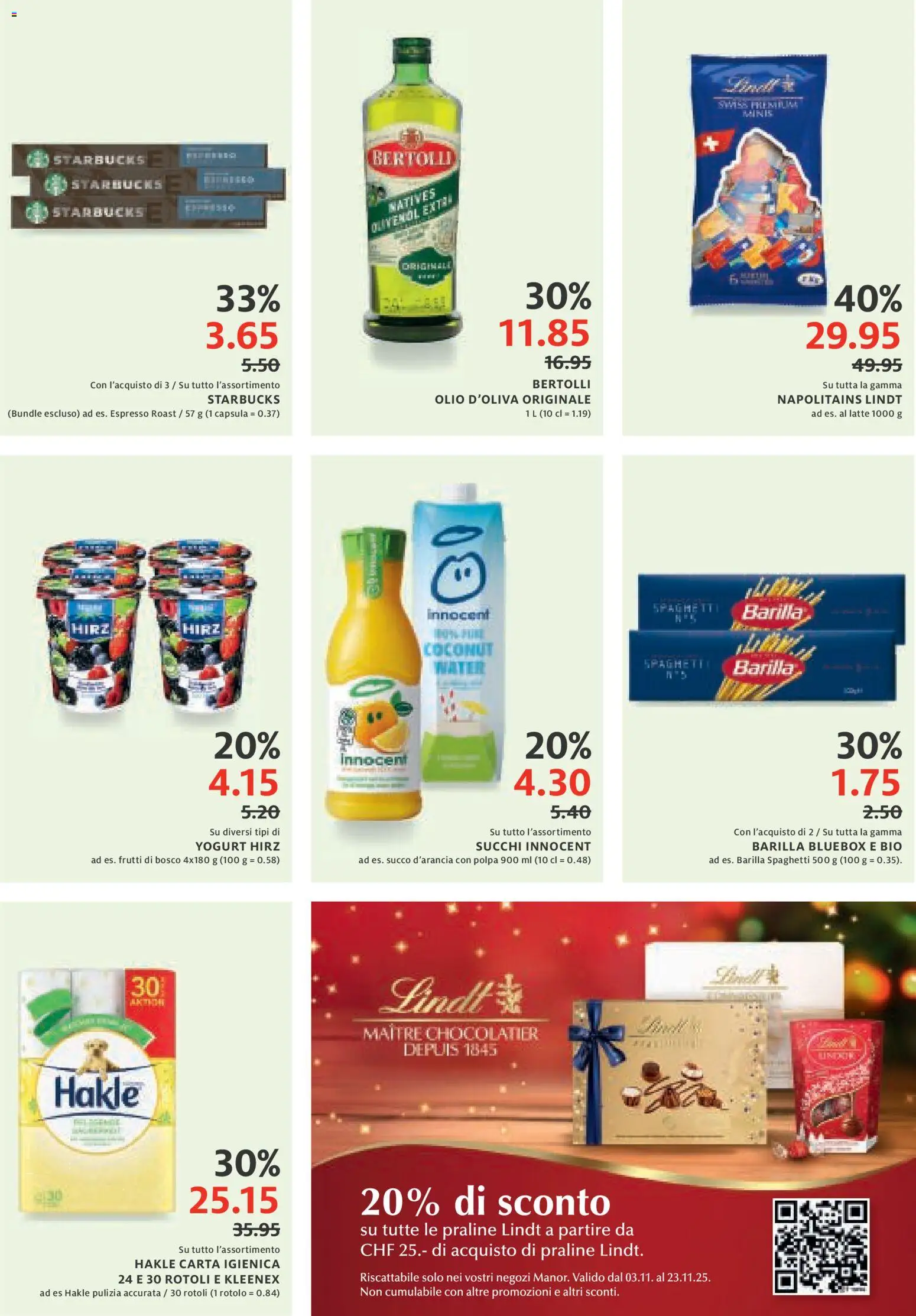 Manor Aktionen IT – gültig ab 04.11.2025 | Seite: 7 | Produkte: Barilla