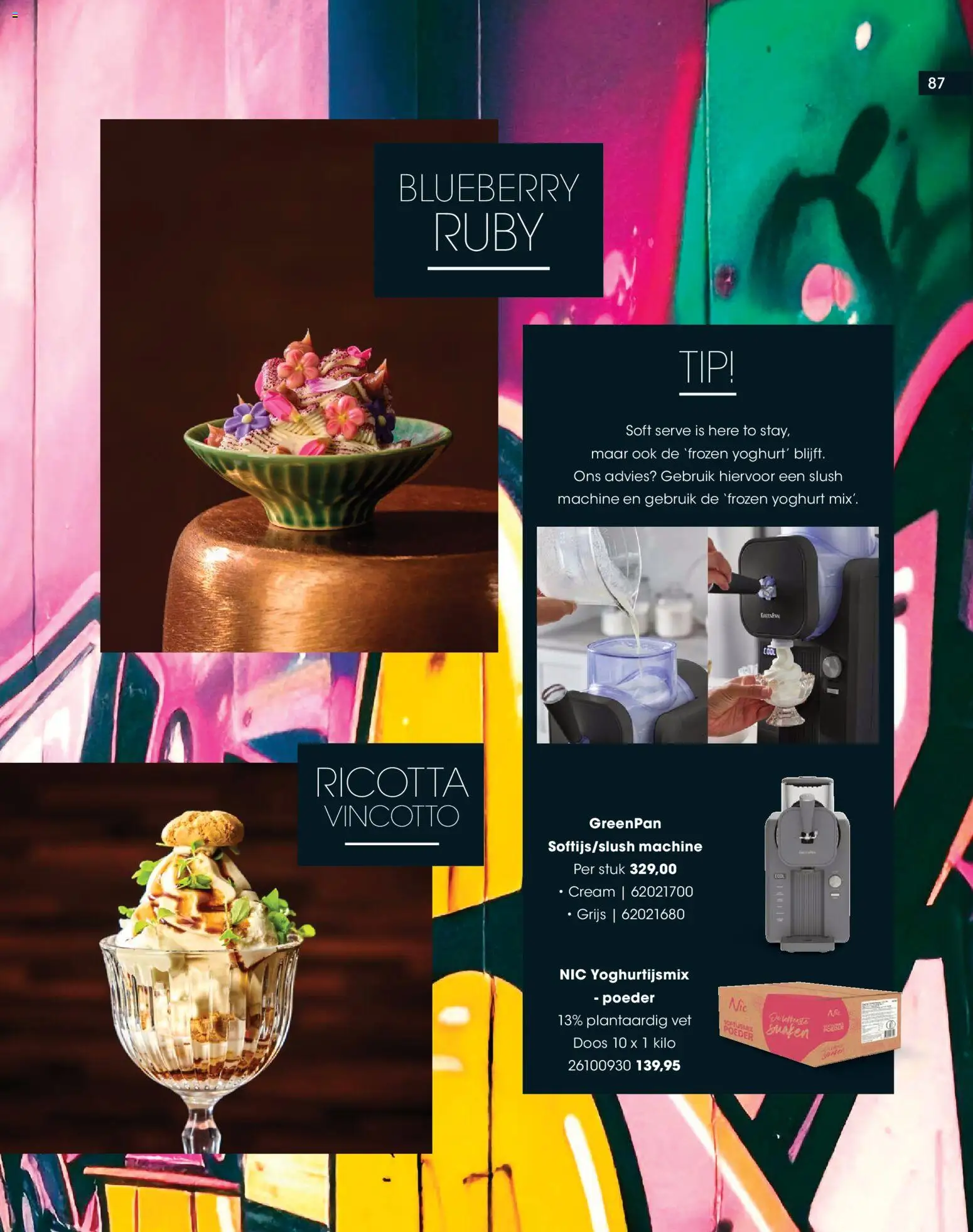 {H1} | Pagina: 87 | Producten: Yoghurt, Ricotta, Poeder
