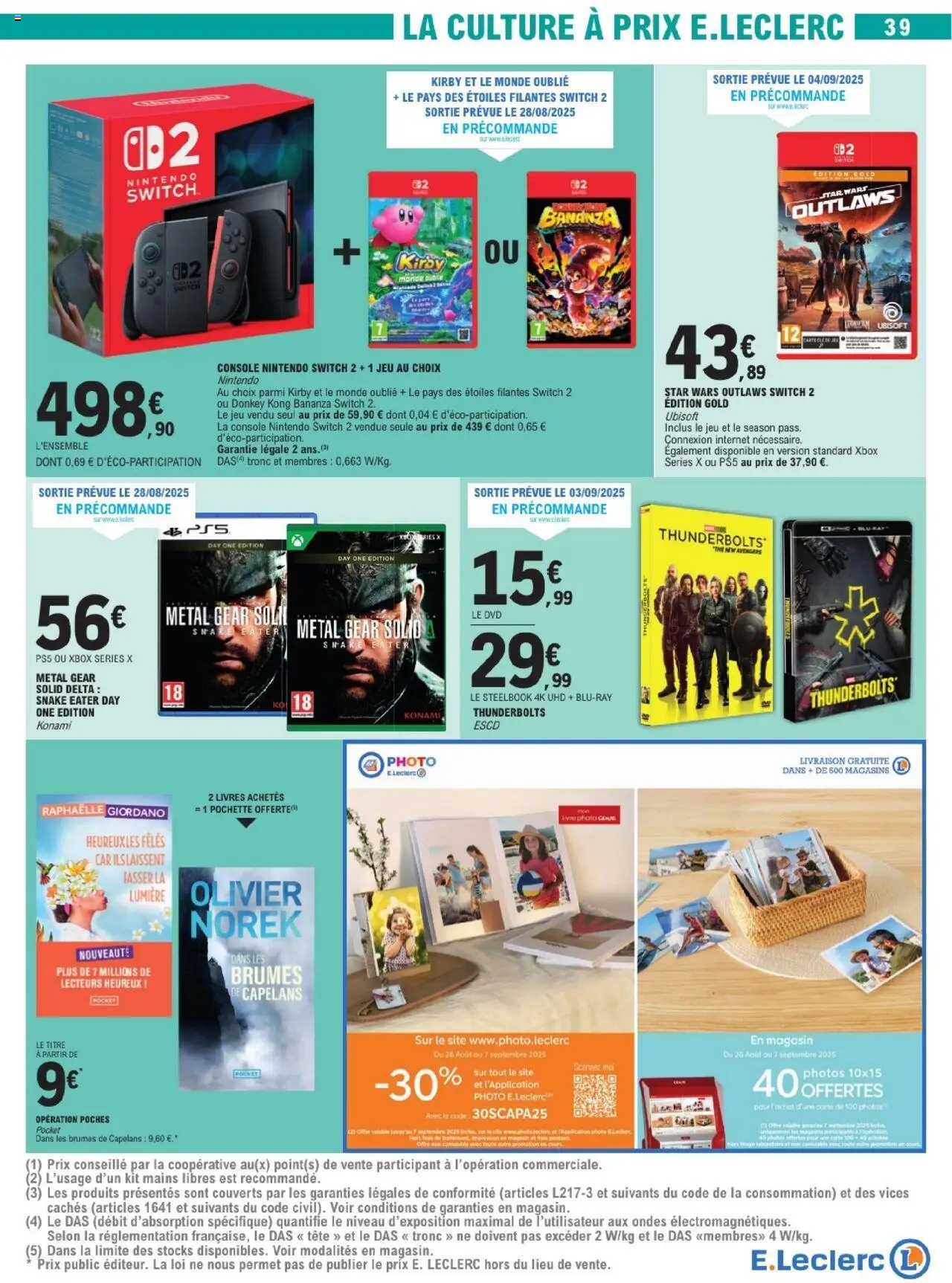  | Page: 39 | Produits: Vidéo, Xbox, Thé, Livre