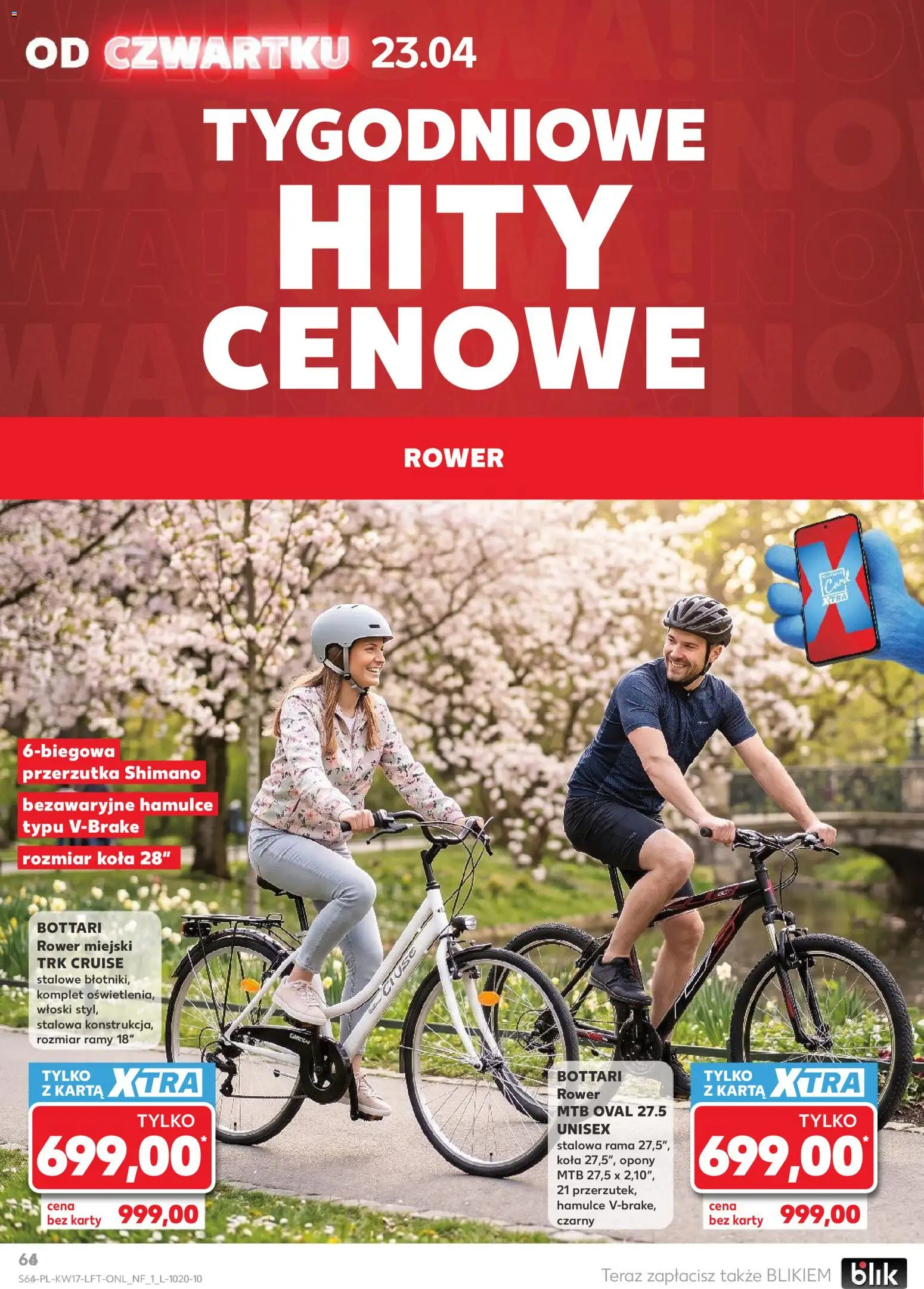 Kaufland gazetka od 23.04.2026 | Strona: 66 | Produkty: Karta, Rower