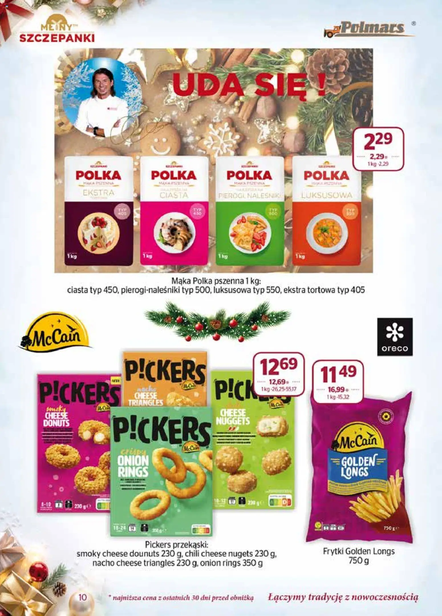 Społem Gazetka od 01.12.2025 | Strona: 10 | Produkty: Chili, Półka, Nuggets, Frytki