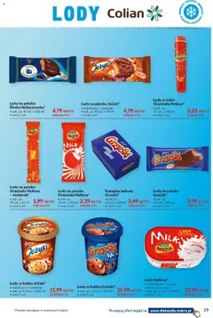 Makro Gazetka - Dystrybucja do sklepów od 05.08.2025 | Strona: 19 | Produkty: Oranżada hellena, Lody na patyku, Czekolada, Lody
