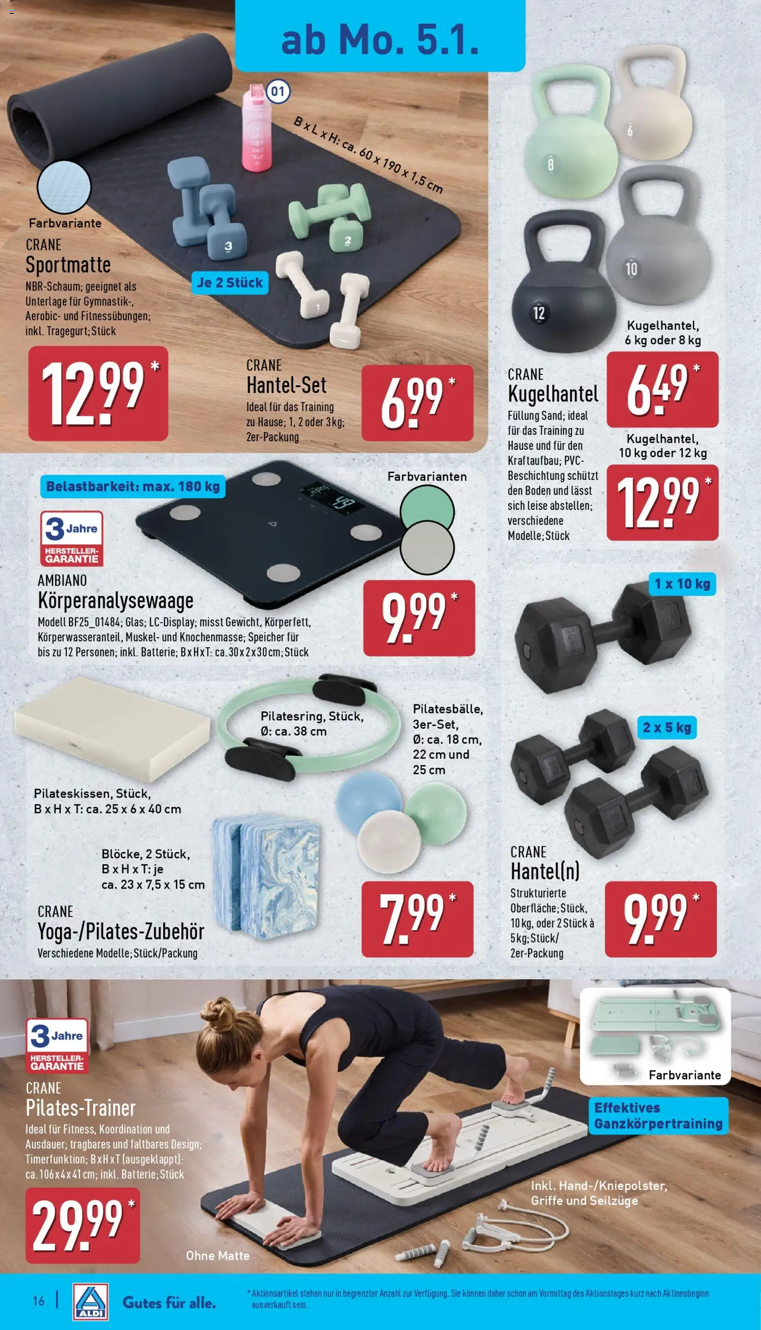 Aldi Prospekt 	 – gültig ab 05.01.2026 | Seite: 16