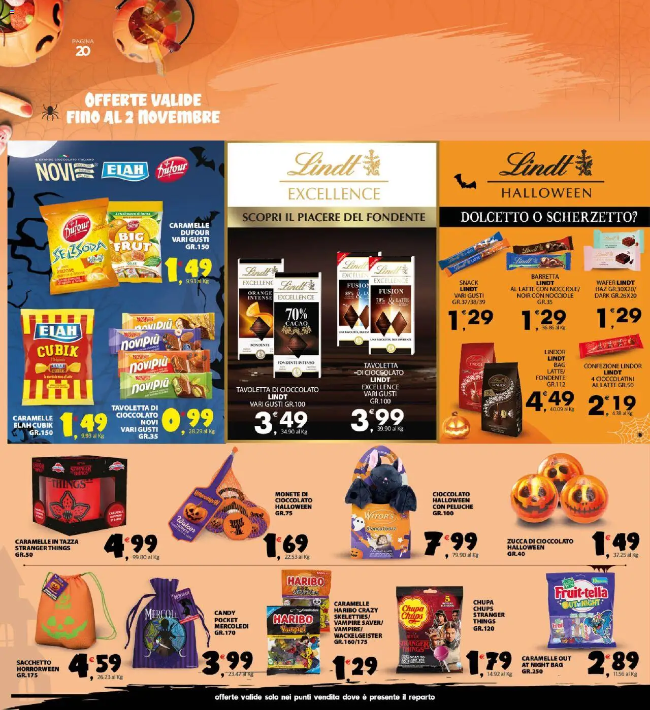 Volantino Interspar del 20.10.2025 | Pagina: 22 | Prodotti: Peluche, Limone, Cacao, Cioccolatini