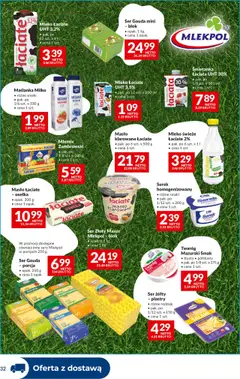 Makro Gazetka - Dystrybucja do sklepów od 05.08.2025 | Strona: 32 | Produkty: Sery, Mleko, Masło łaciate, Twaróg