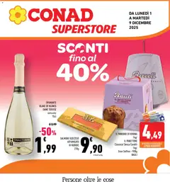 Anteprima del volantino Conad Superstore Lazio catalogo valido a partire dal 01.12.2025
