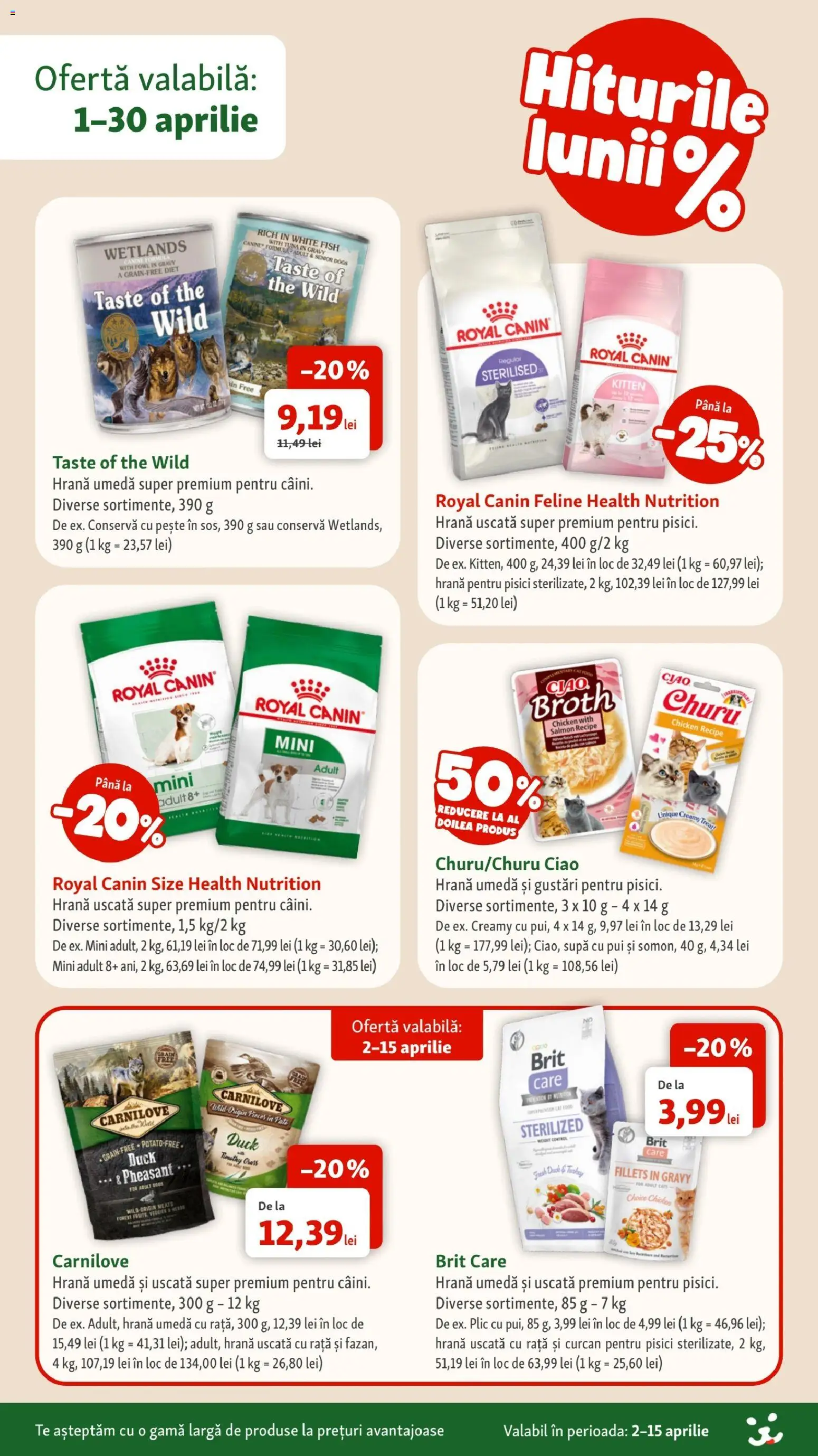 Noul catalog Fressnapf – valabil de la 02.04.2026 | Pagină: 2 | Produse: Hacıyatmaz Kedi Oyuncağı, Pate, Rață, Pește