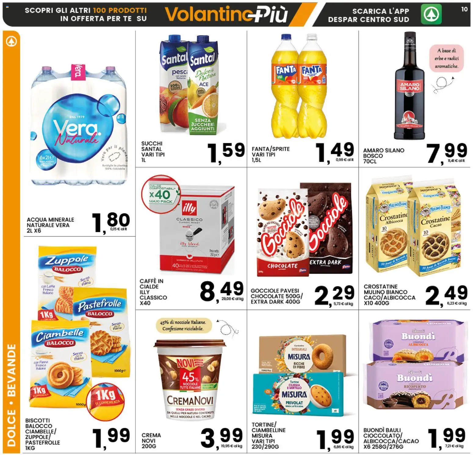Volantino Interspar del 26.12.2025 | Pagina: 10 | Prodotti: Cioccolato, Tè, Acqua, Fanta