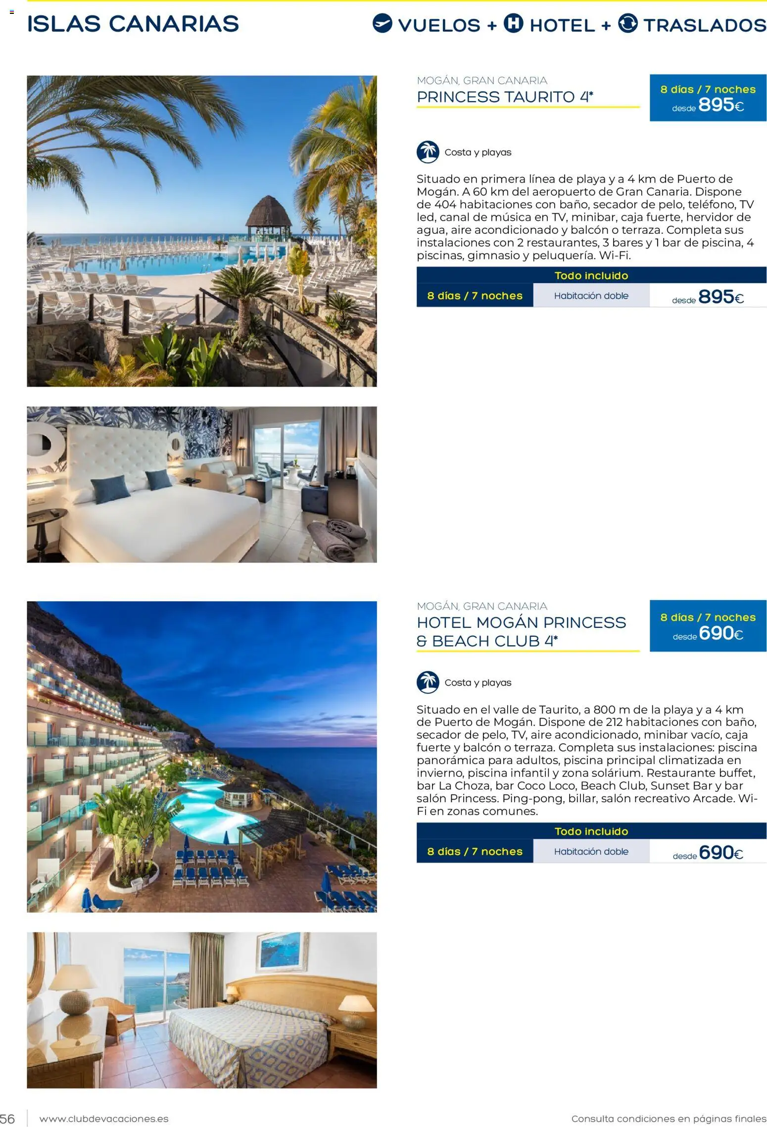 Viajes El Corte Inglés Club de Vacaciones │ válido desde el 01.02.2026 | Página: 56 | Productos: Τυρόπιτα, Aire acondicionado, Caja