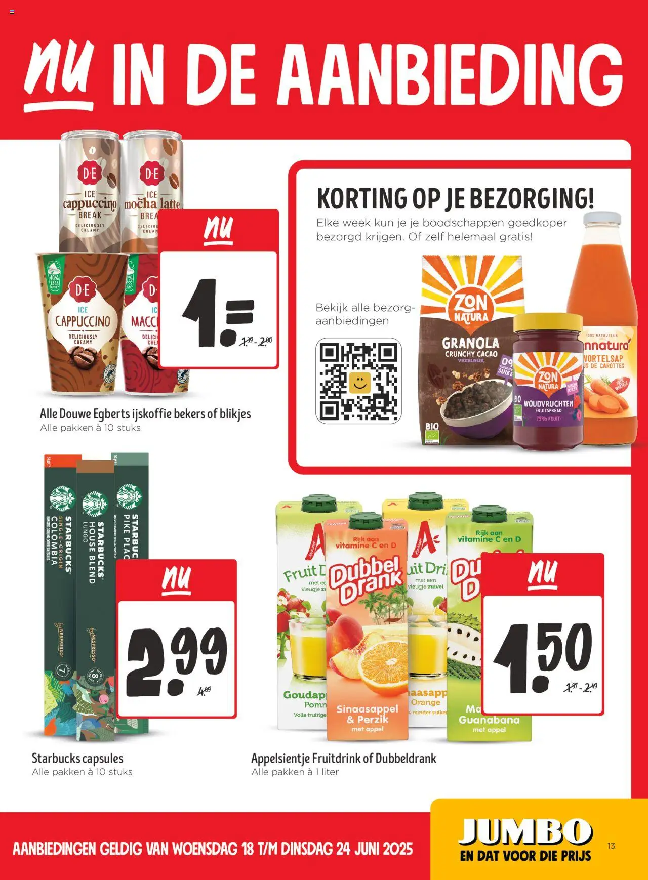  | Pagina: 13 | Producten: Zuivel, Waffelini, Fagyasztott gyümölcs, Ijskoffie
