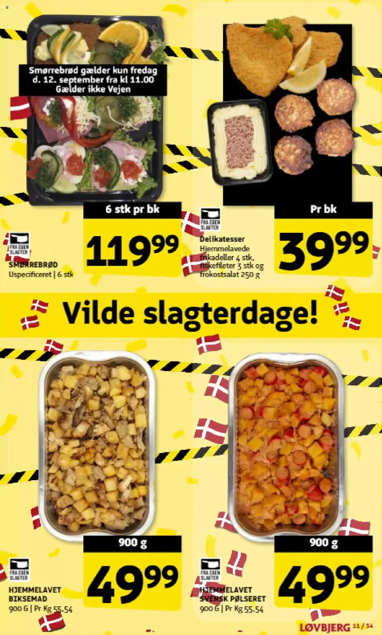 Løvbjerg tilbudsavis – gyldig fra 12.09.2025 | Side: 11 | Produkter: Frikadeller