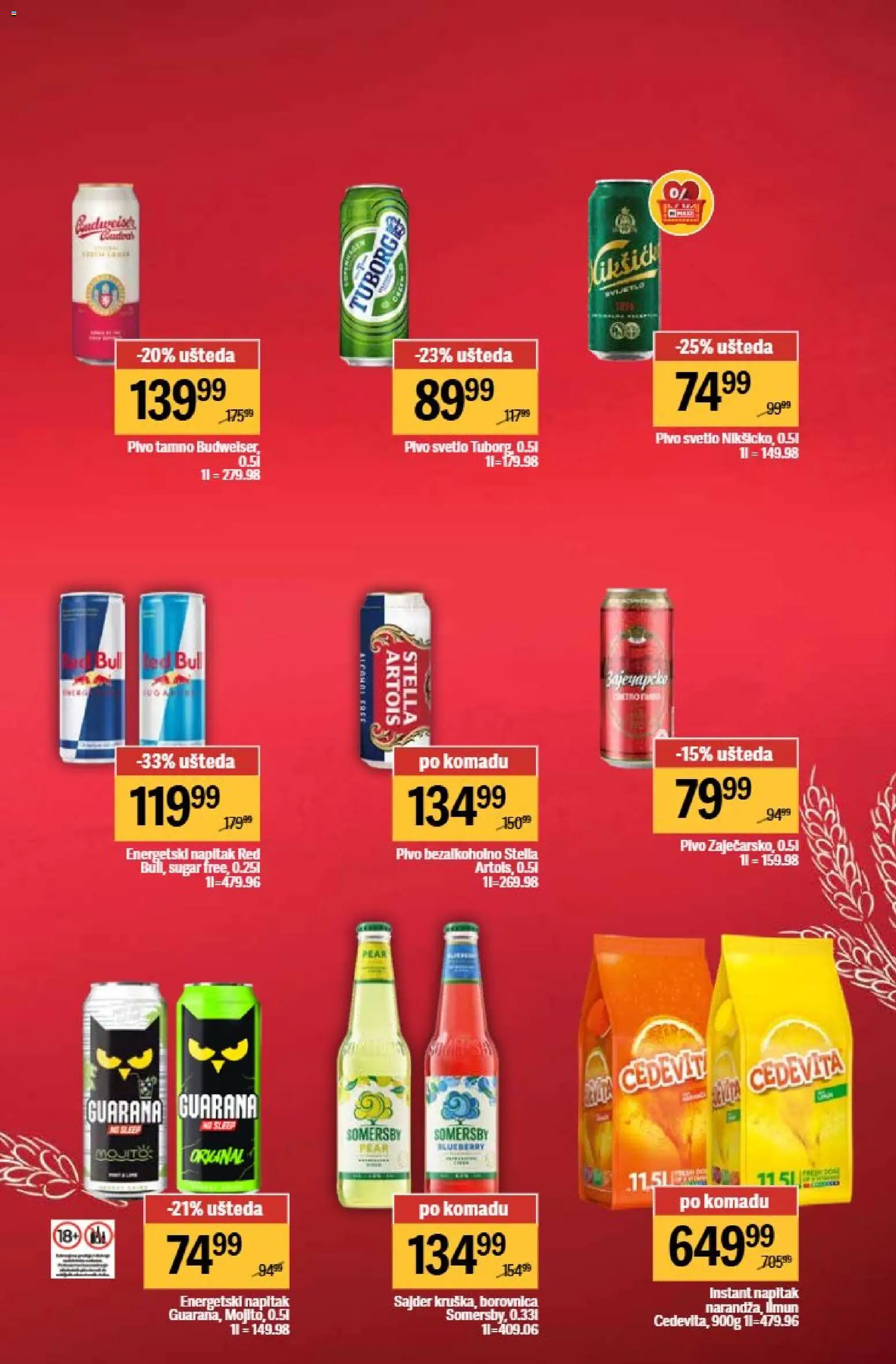 Maxi katalog - važi od 27.04.2026 | Strana: 15 | Proizvode: Tuborg, Borovnica, Somersby, Pivo