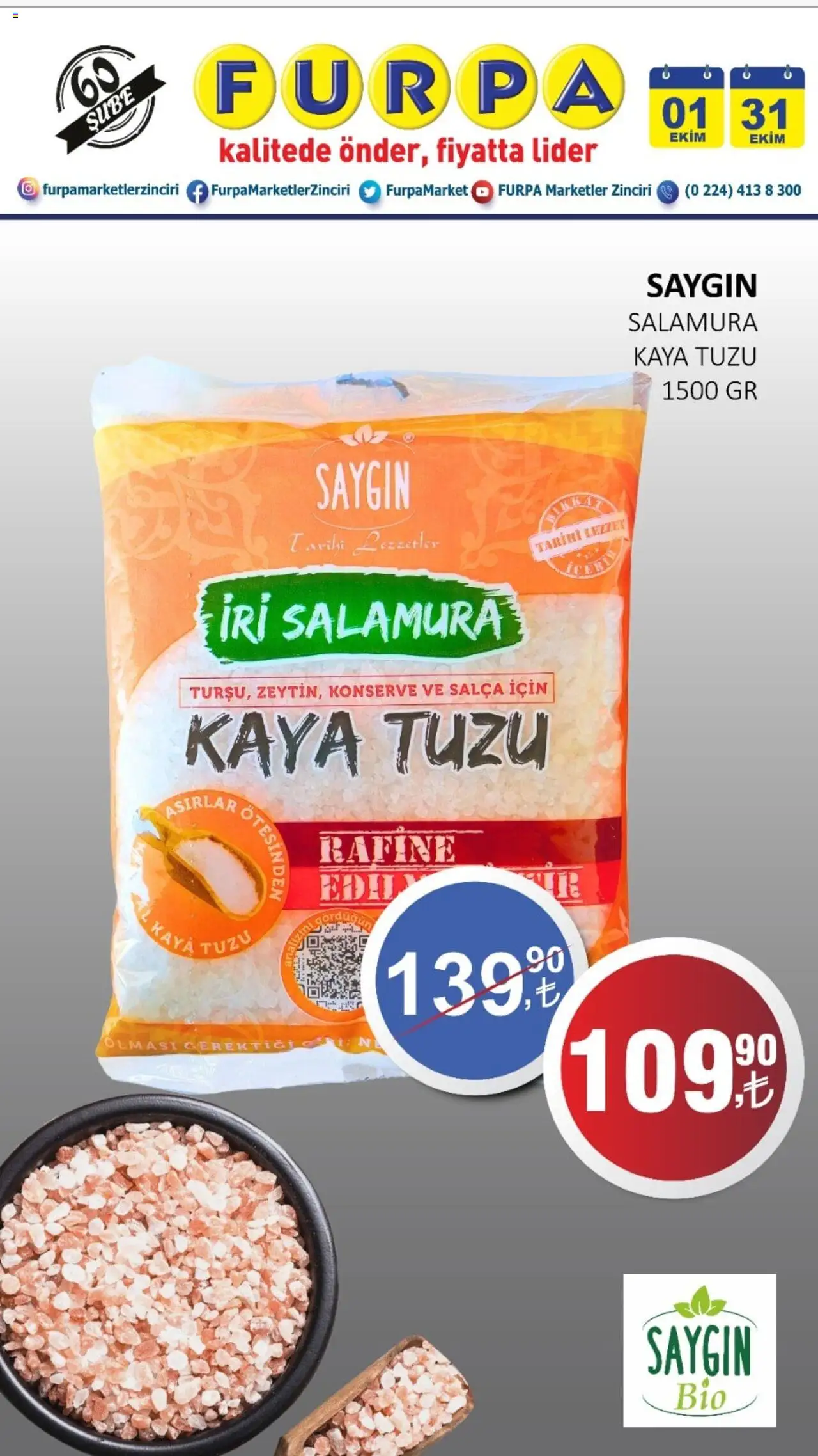 Furpa İndirim - Salamura - 01.10.2025 tarihinden itibaren geçerlidir | Sayfa: 1