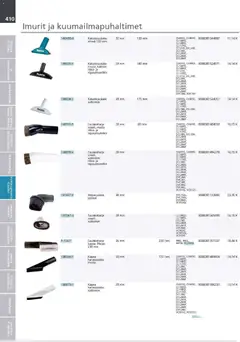 Makita-mainoslehti voimassa 24.03.2026 alkaen | Sivu: 410 | Tuotteet: Monitoimikone, Käsineet