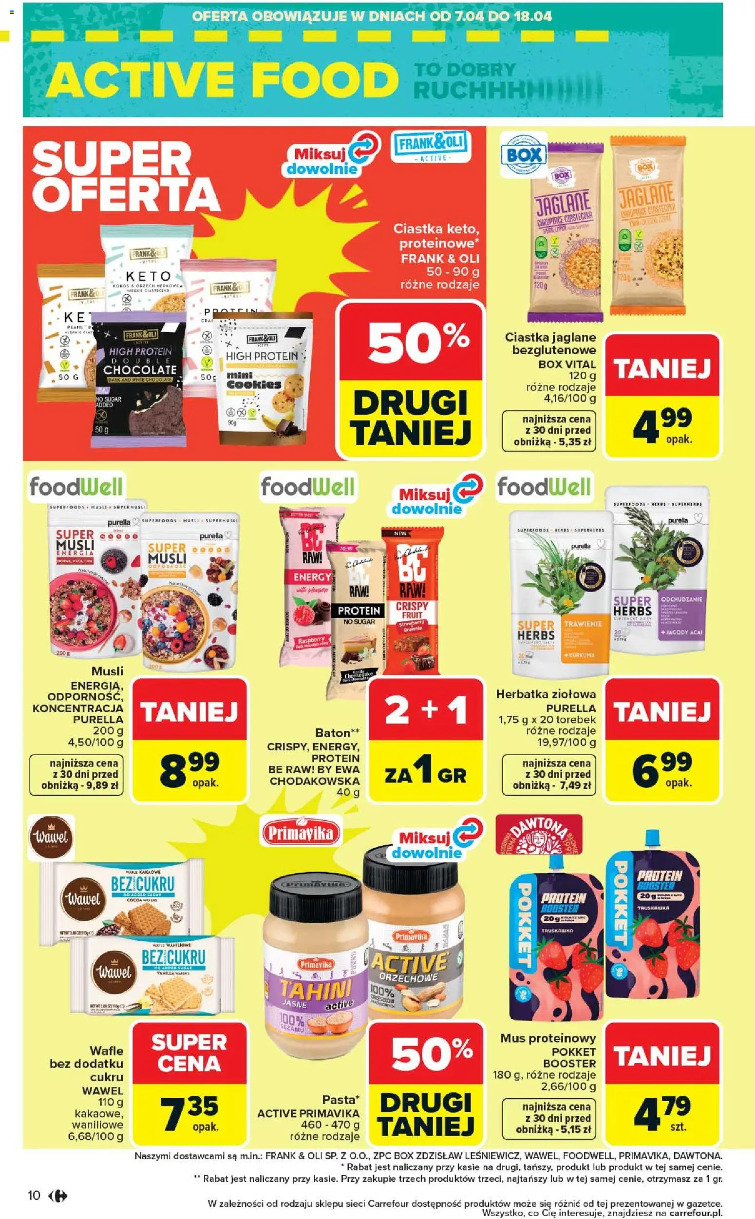 Carrefour gazetka od 07.04.2026 | Strona: 12 | Produkty: Jagody, Kurkuma, Audio, Ciasteczka