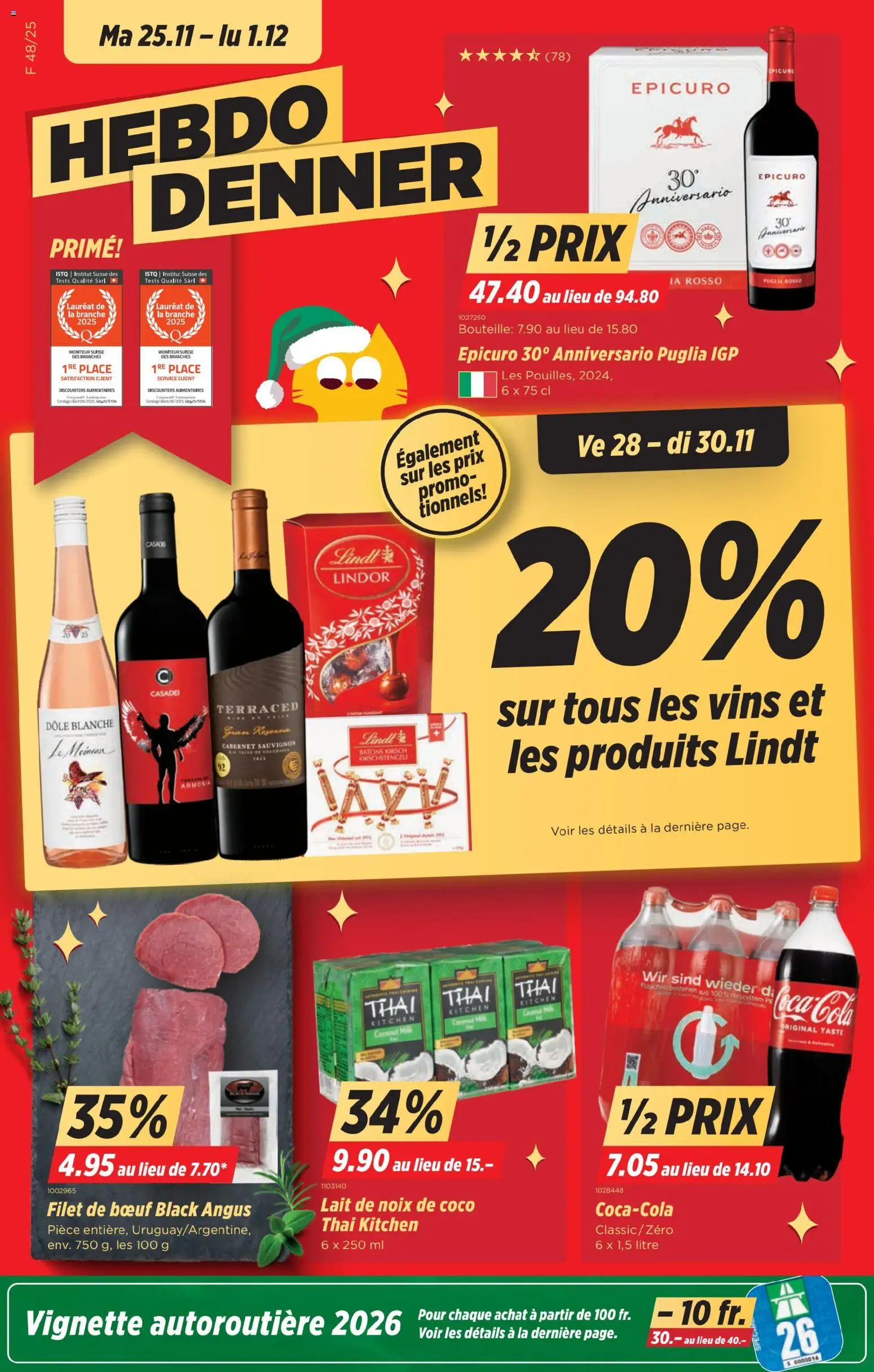 Denner Aktionen FR – gültig ab 25.11.2025 | Seite: 1 | Produkte: Coca Cola