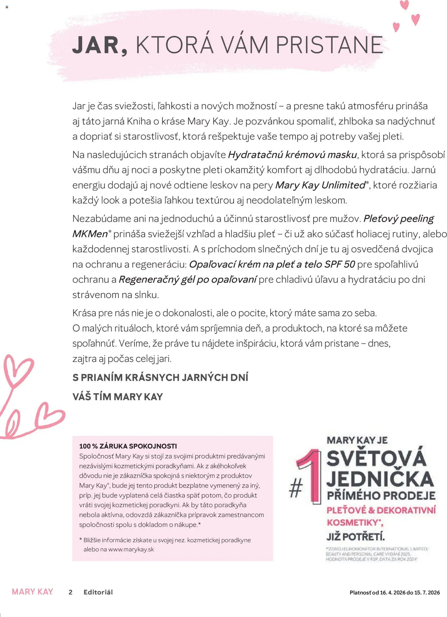 Nové Mary Kay akcie – leták je platný od 01.04.2026 | Strana: 2