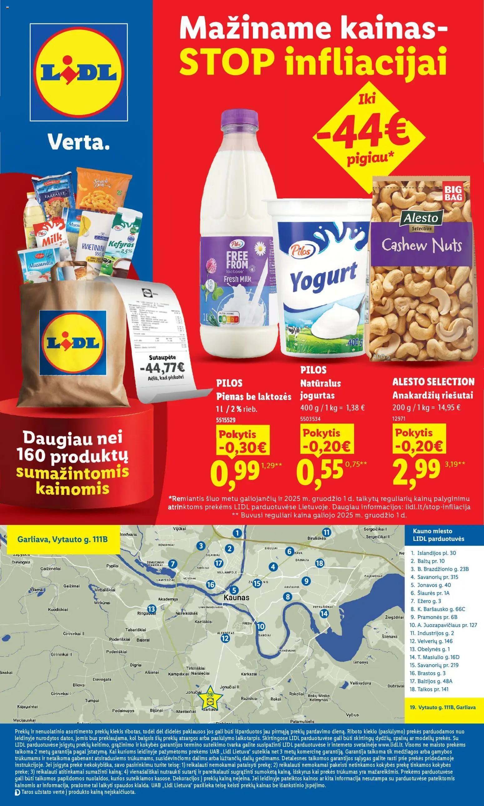LIDL akcijos nuo 27.04.2026 | Puslapis: 4 | Prekių: Riešutai, Pienas, Jogurtas