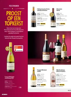 JUMBO folder / publicité - Voorbeeld van een folder van JUMBO, geldig van 17.12.2025 | Pagina: 2 | Producten: Wijn, Pulykaszárny, Sós kalács, Fruit