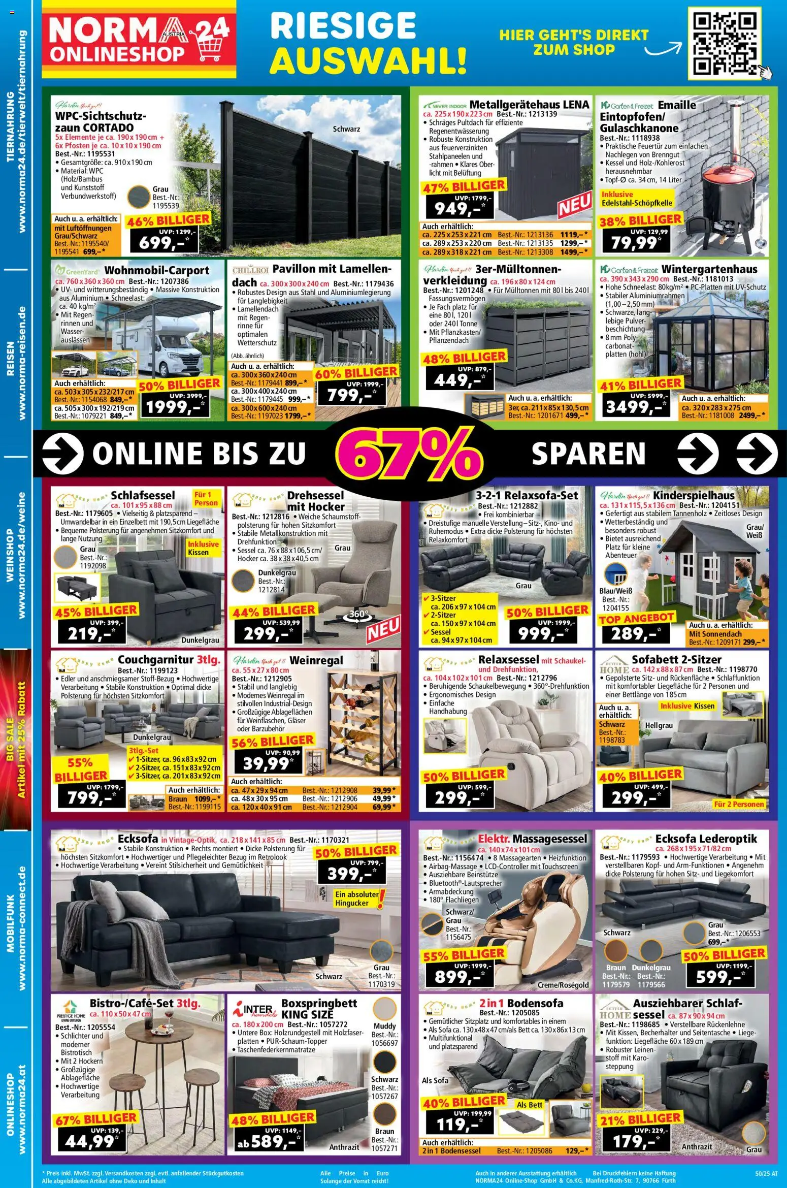 Norma Online shop gültig ab 07.12.2025 | Seite: 2 | Produkte: Kissen, Sofa, Sessel, Box