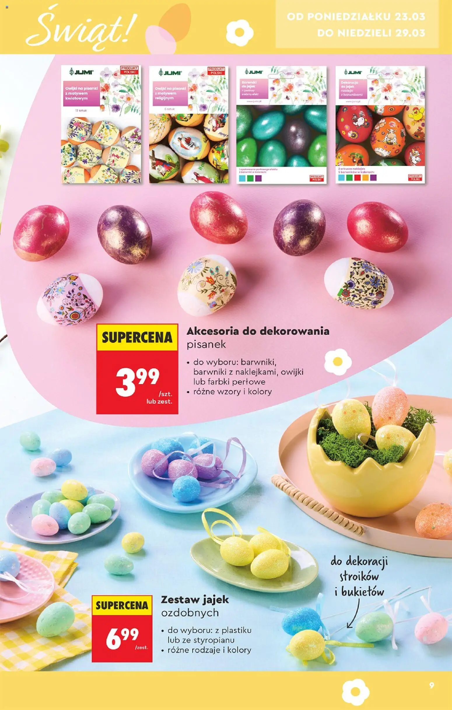 Biedronka gazetka - Hity i inspiracje od 21.03.2026 | Strona: 9 | Produkty: Naklejki