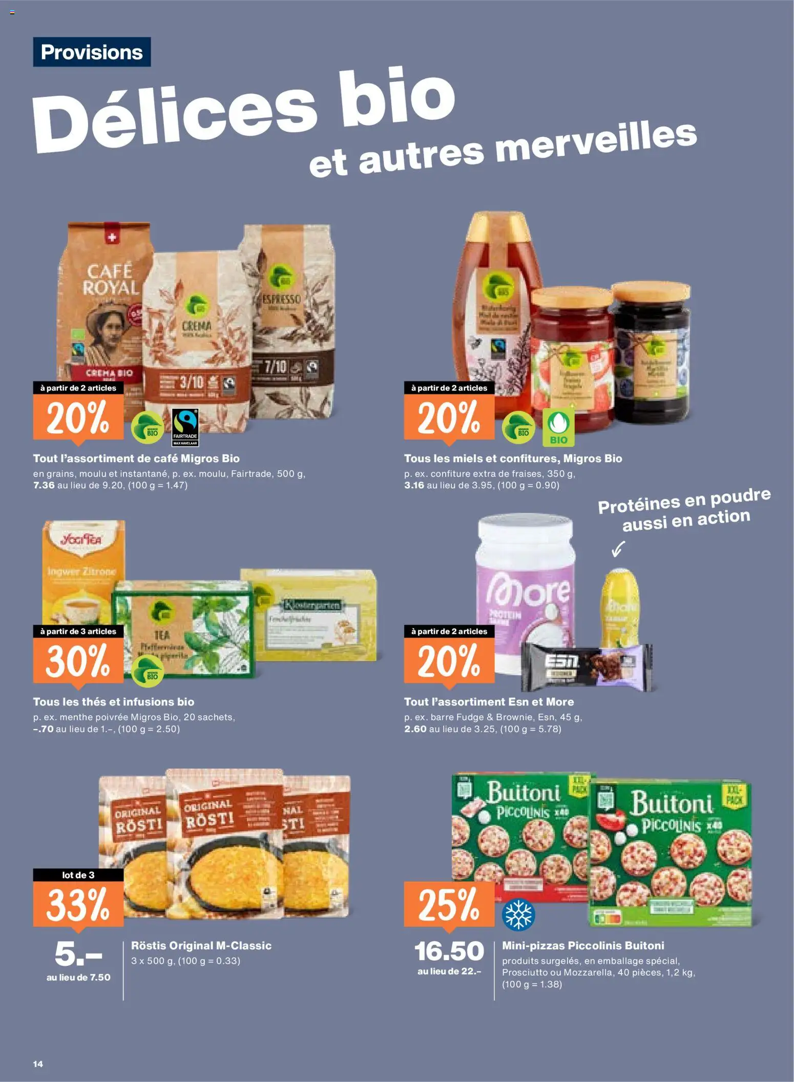 Migros Aktionen FR – gültig ab 26.02.2026 | Seite: 14 | Produkte: Pizza