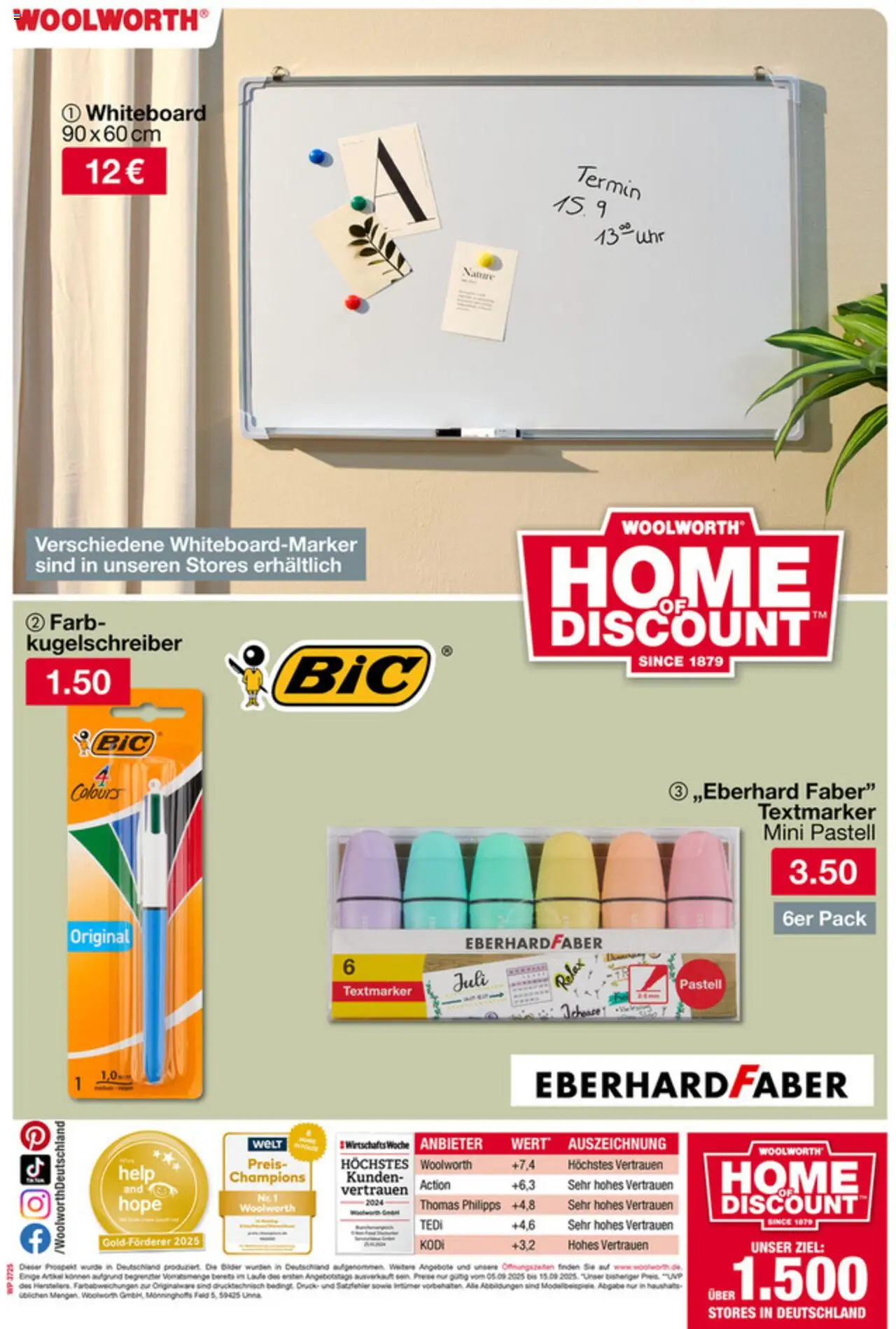 Woolworth Prospekt 	 – gültig ab 05.09.2025 | Seite: 35 | Produkte: Uhr