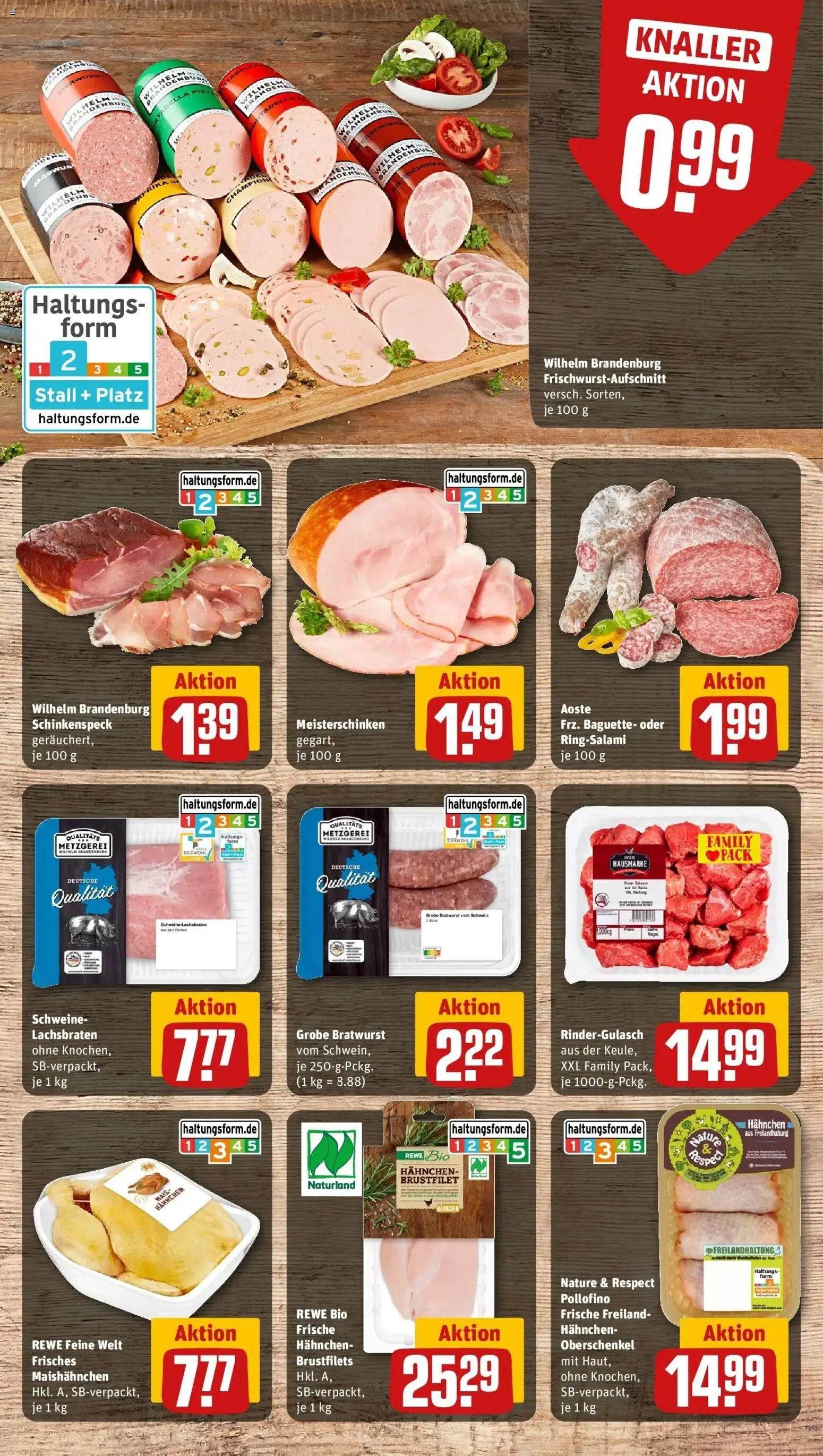Rewe prospekt Neu-Isenburg	 – gültig ab 09.02.2026 | Seite: 12 | Produkte: Rindergulasch, Hahnchen, Bratwurst, Baguette