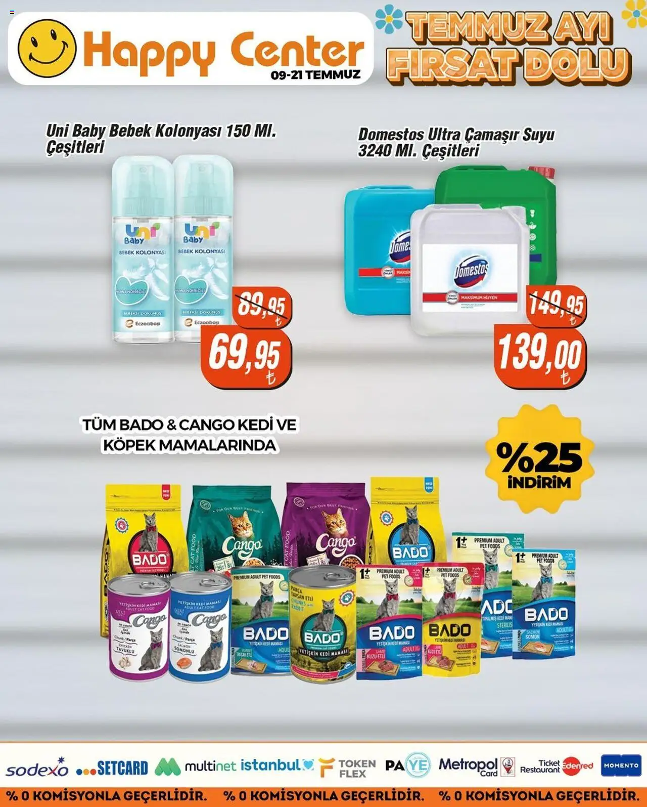 Happy Center Katalog - 09.07.2025 tarihinden itibaren geçerlidir | Sayfa: 1 | Ürünler: Tereyağı, Zeytin