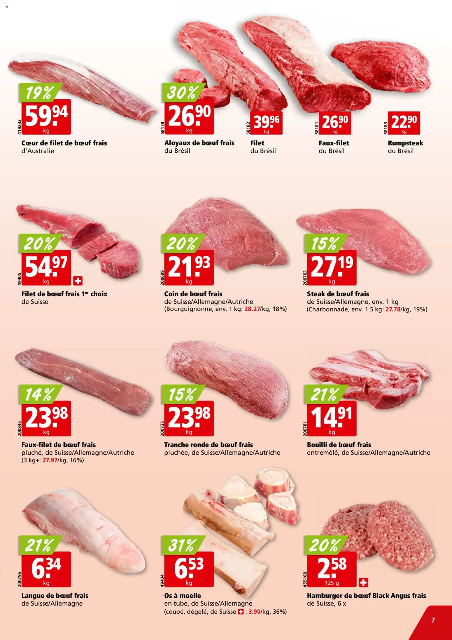 Aligro Aktionen Chavannes, Matran, Genève, Sion – gültig ab 10.11.2025 | Seite: 7