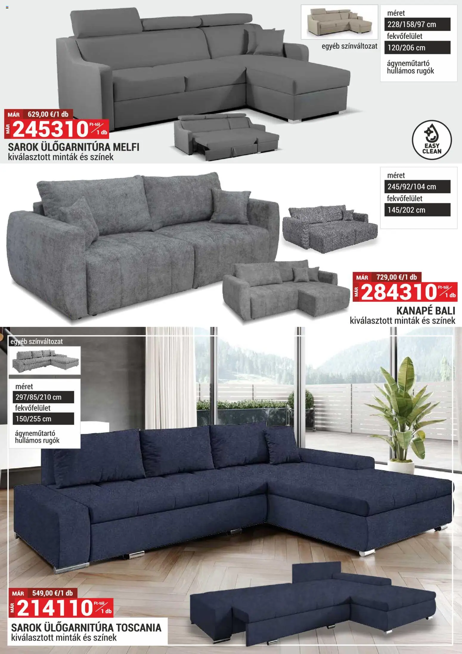 Merkury Market akciós ujság - amely érvényes a következő dátumtól: 02.01.2026 | Oldal: 8 | Termékek: Sarok ülőgarnitúra, Kanapé