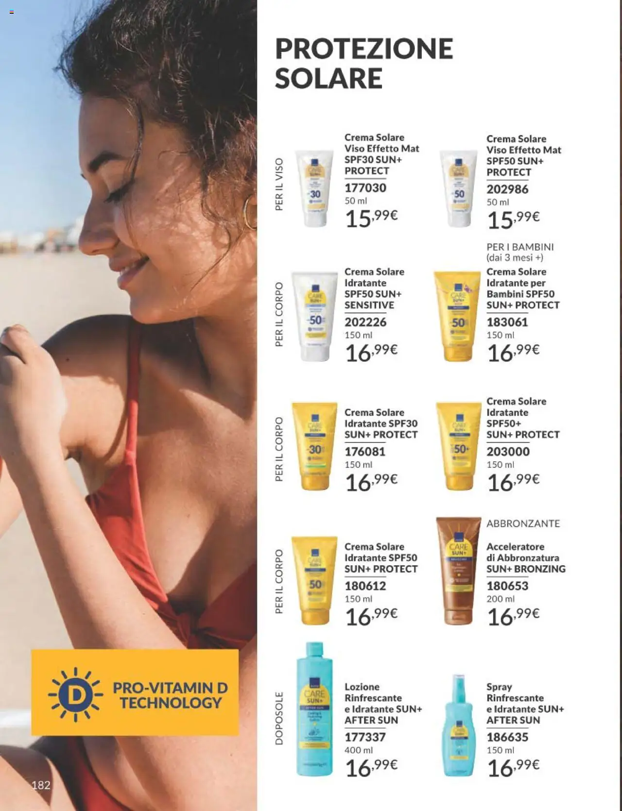 Volantino Avon del 01.09.2025 | Pagina: 182 | Prodotti: Crema, Crema solare